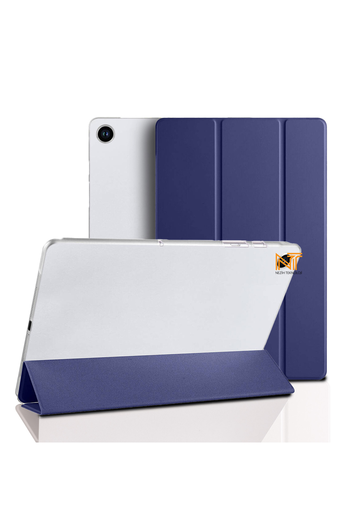Samsung Galaxy Tab A9 8.7 Inc X110 Pu Leather Front Rear 360 Foldable Smart Cover with Full Protection Stand