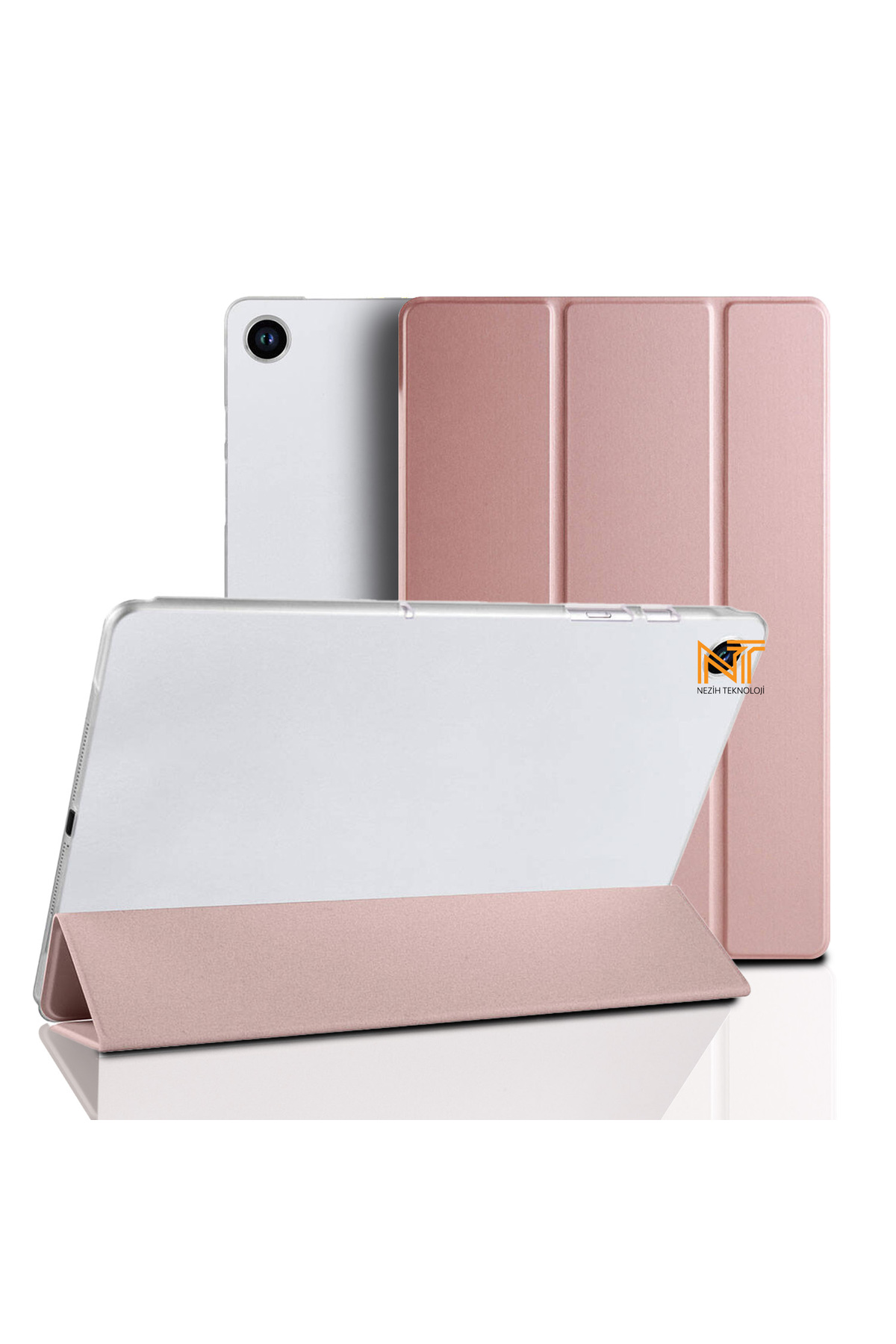 Samsung Galaxy Tab A9 8.7 Inc X110 Pu Leather Front Rear 360 Foldable Smart Cover with Full Protection Stand