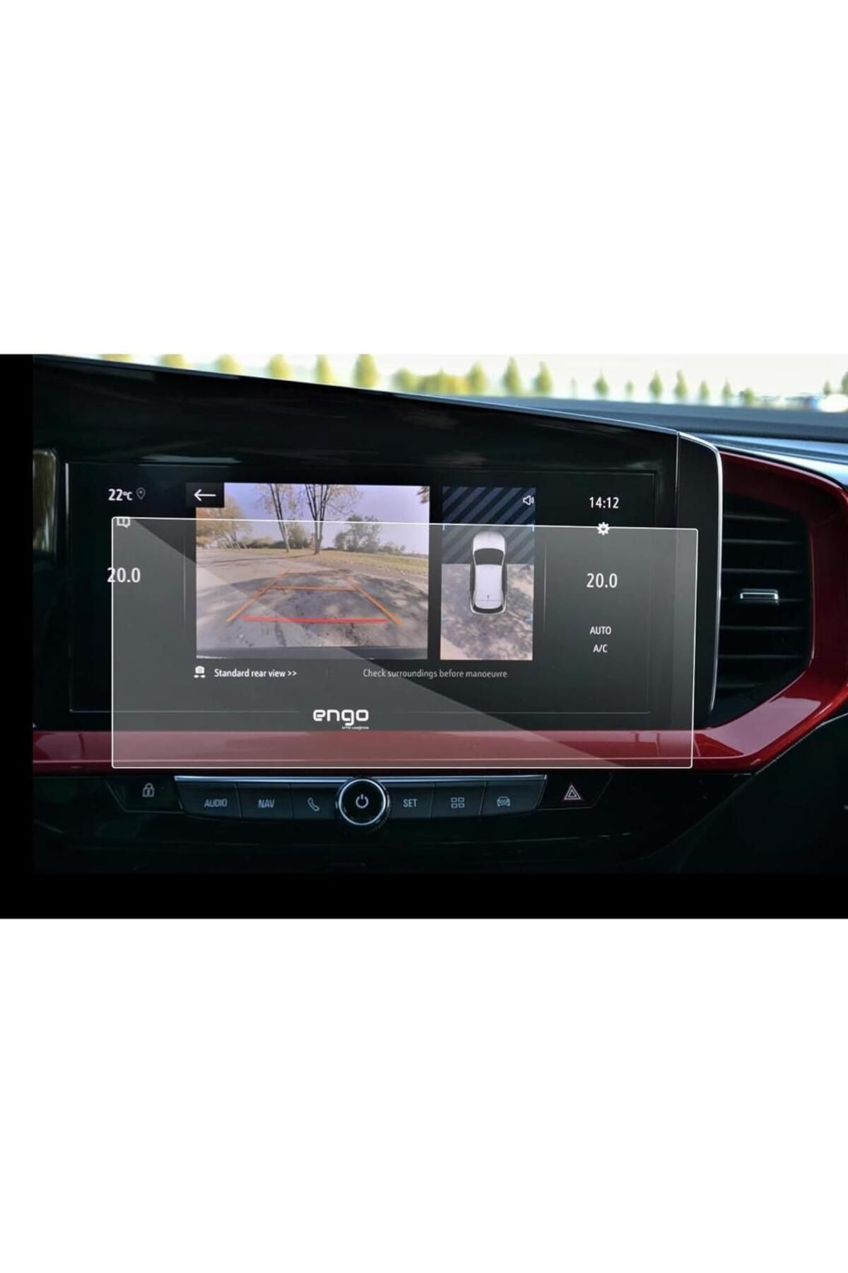 Engo-Opel Mokka Gs Matte Screen Protector Transparent Multimedia 10 Inch 1