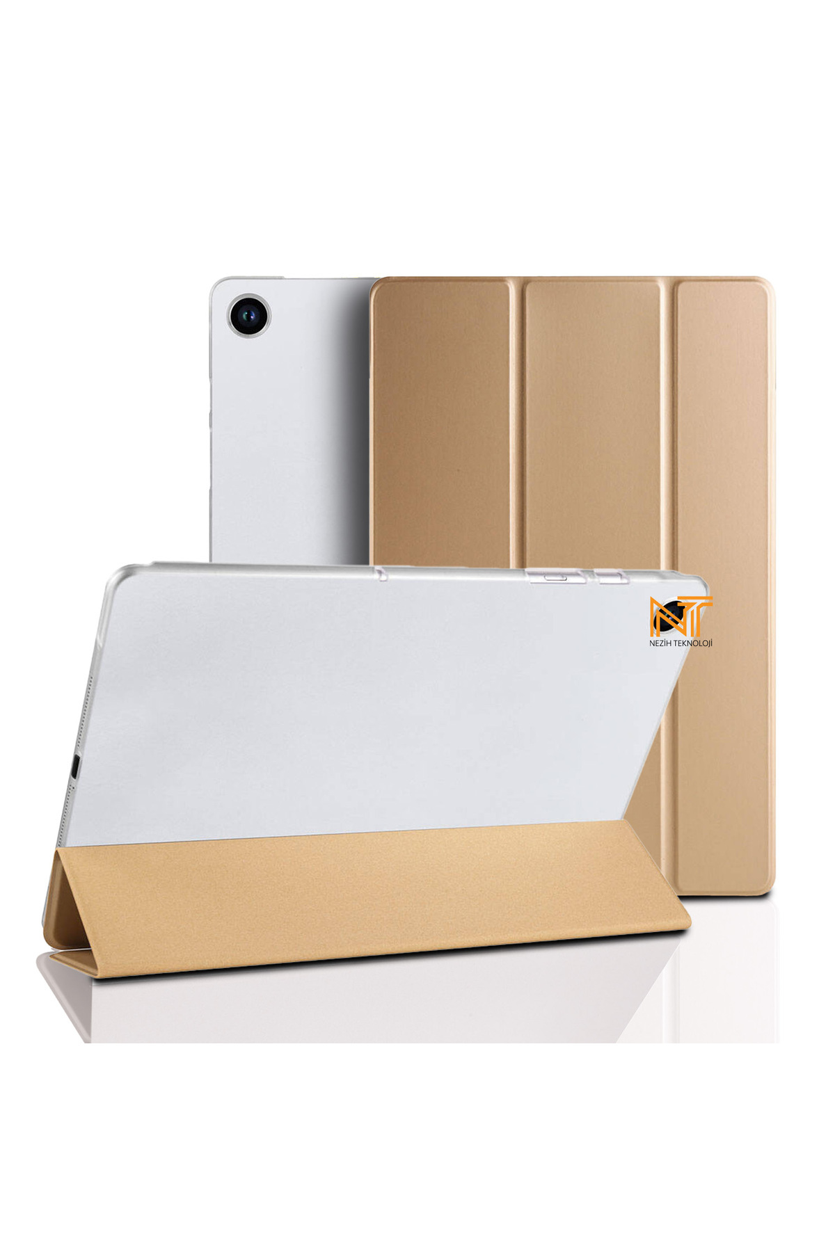 Samsung Galaxy Tab A9 8.7 Inc X110 Pu Leather Front Rear 360 Foldable Smart Cover with Full Protection Stand