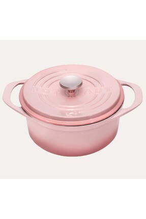 POT ART Potart Pot Art Çap 24cm Yuvarlak Tencere Degrade Pembe Lotus Derin Dö...
