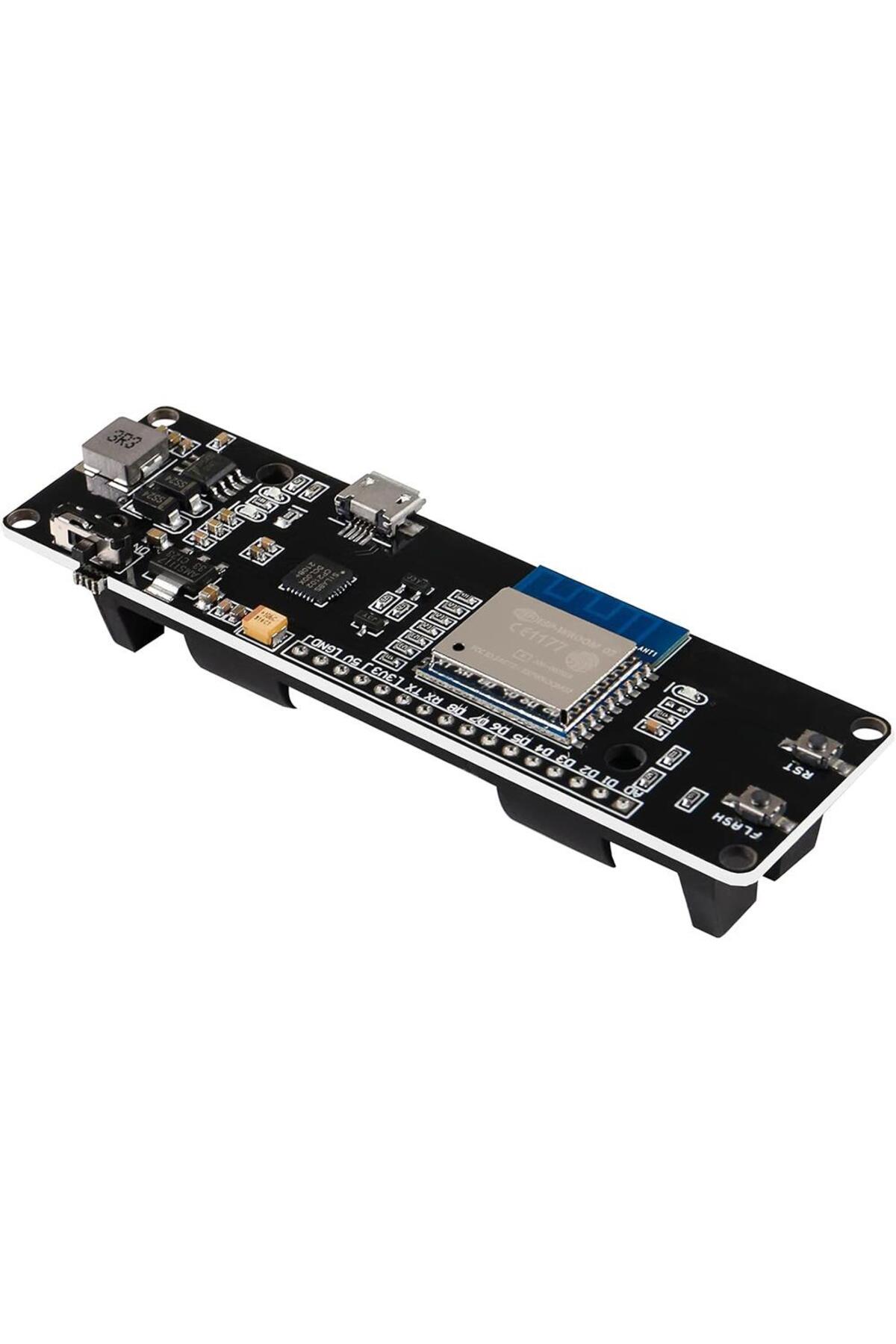 Wemos D1 Mini Esp8266 Wifi Modülü Esp-wroom-02 Anakart 18650 Şarj Pil Geliştirme Kartı 2