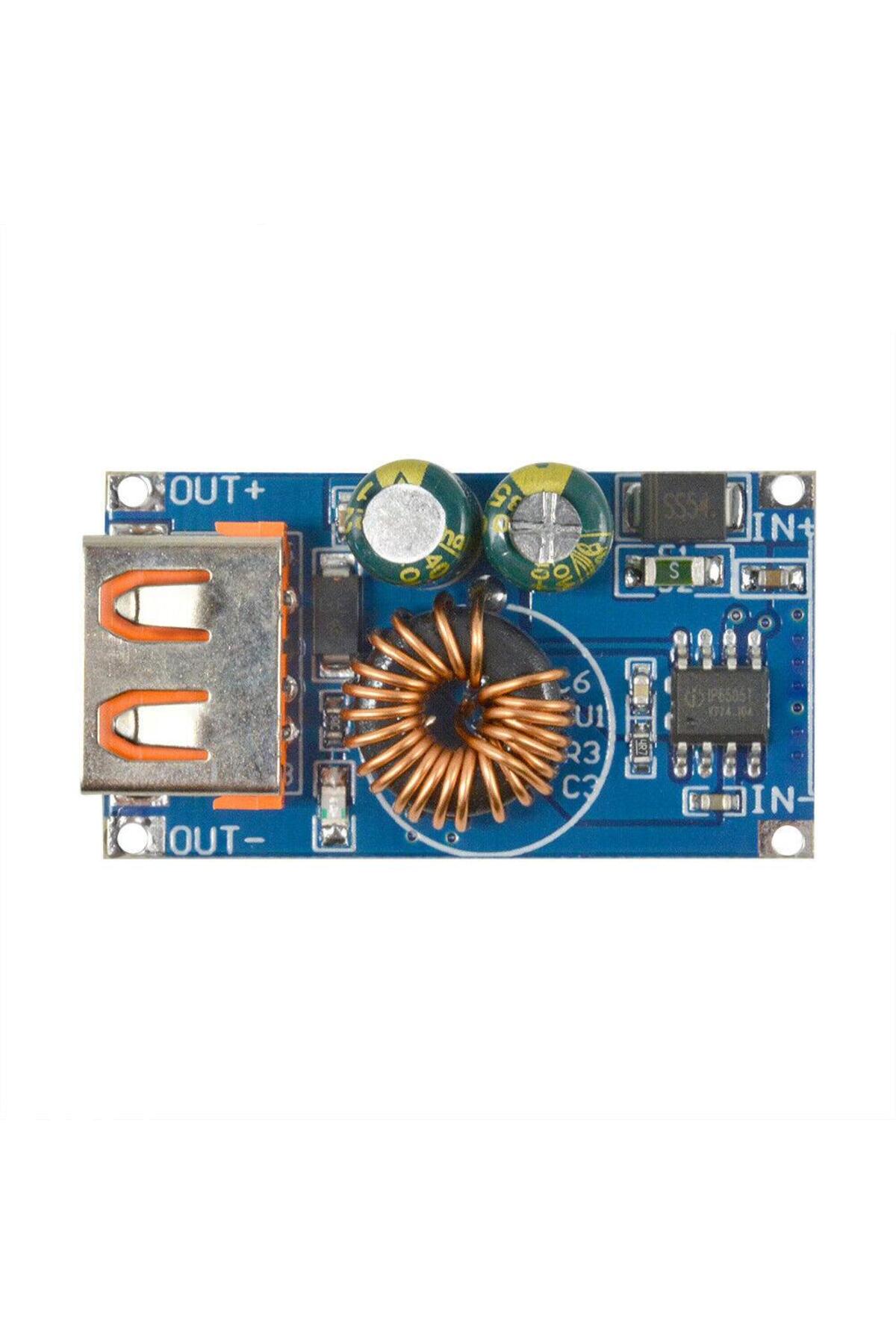 Dc 6-32v Usb Buck Dönüştürücü Qc2.0 Qc3.0 Hızlı Şarj Güç Modülü 3