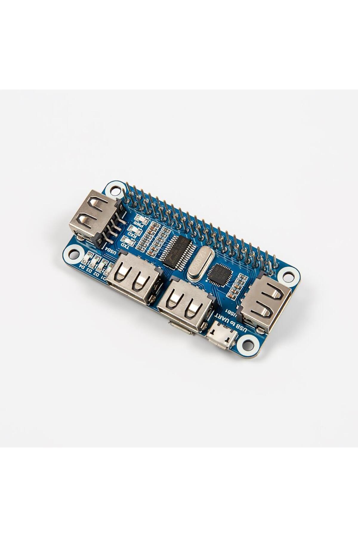 4 Portlu USB HUB HAT (Raspberry Pi için) 3