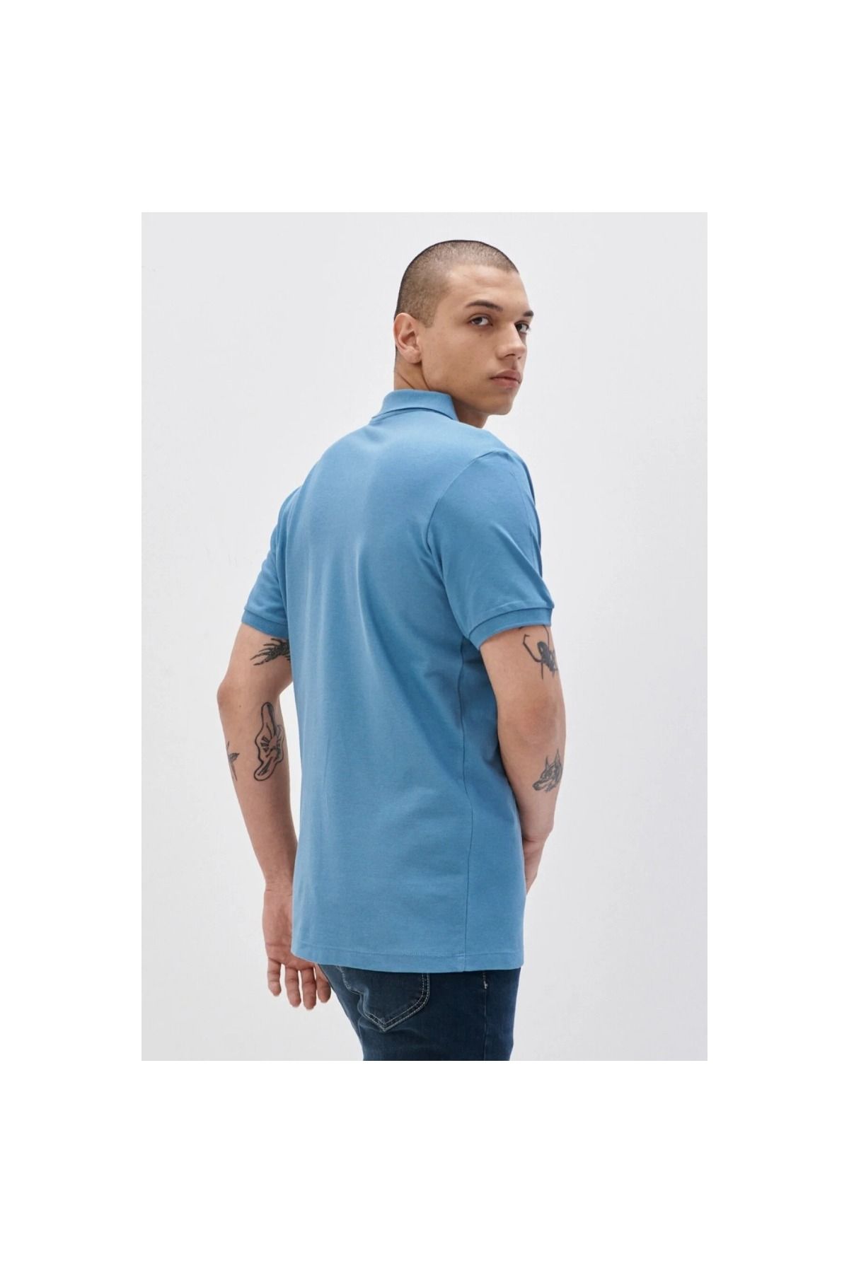 Lee شرت آبی مردانه