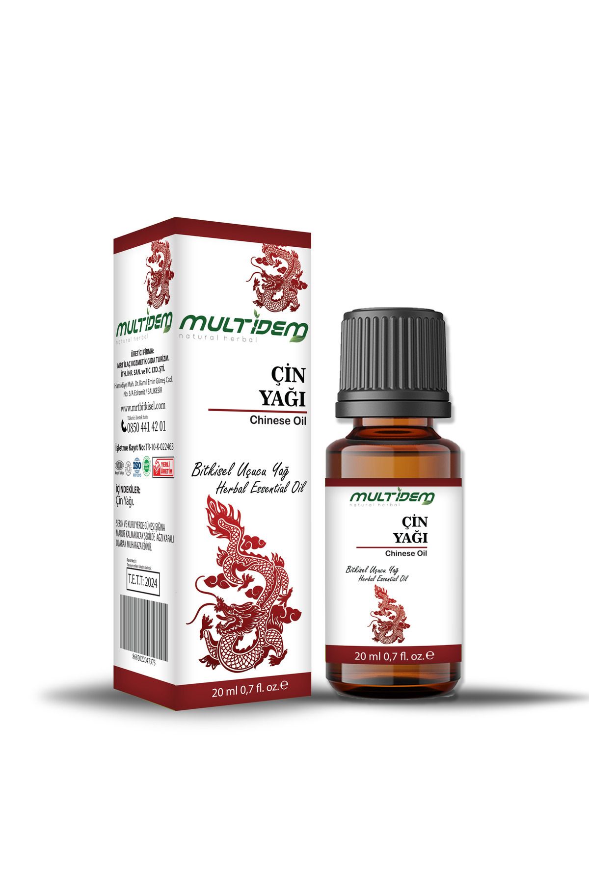 روغن چینی 20 میلی لیتر multidem
