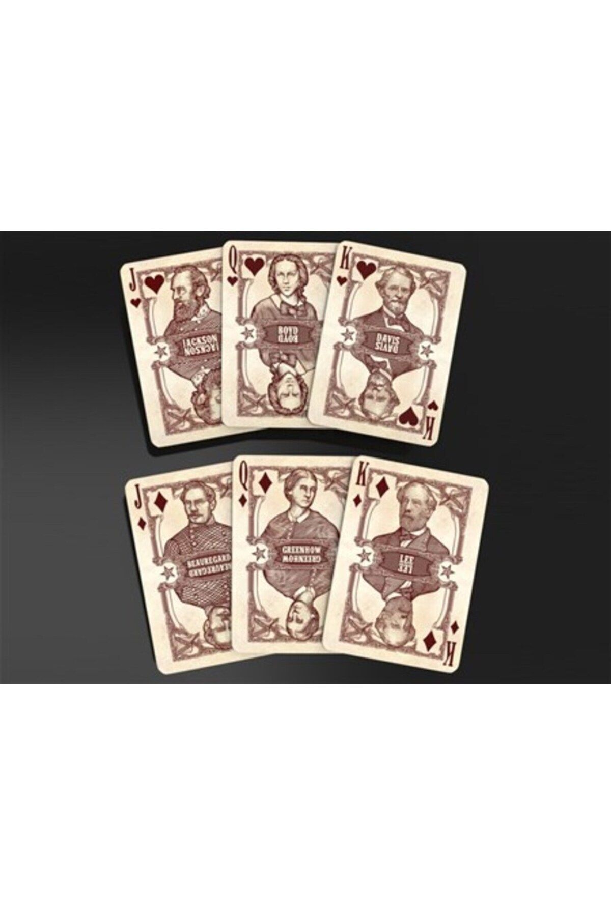 Bicycle Civil War Red Game Card Trendyol