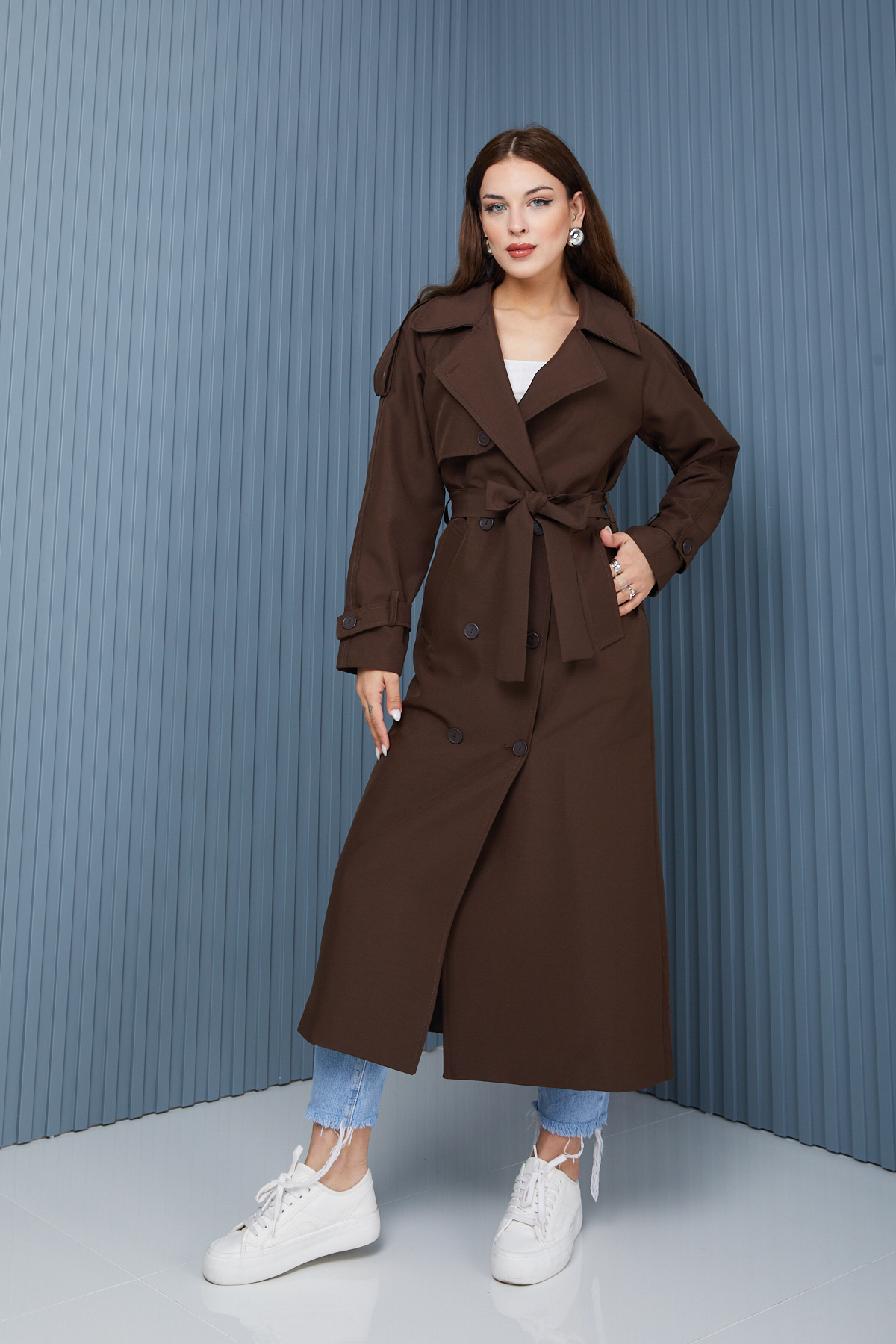 SahraAfra Momente Oversize Trençkot görsel 5