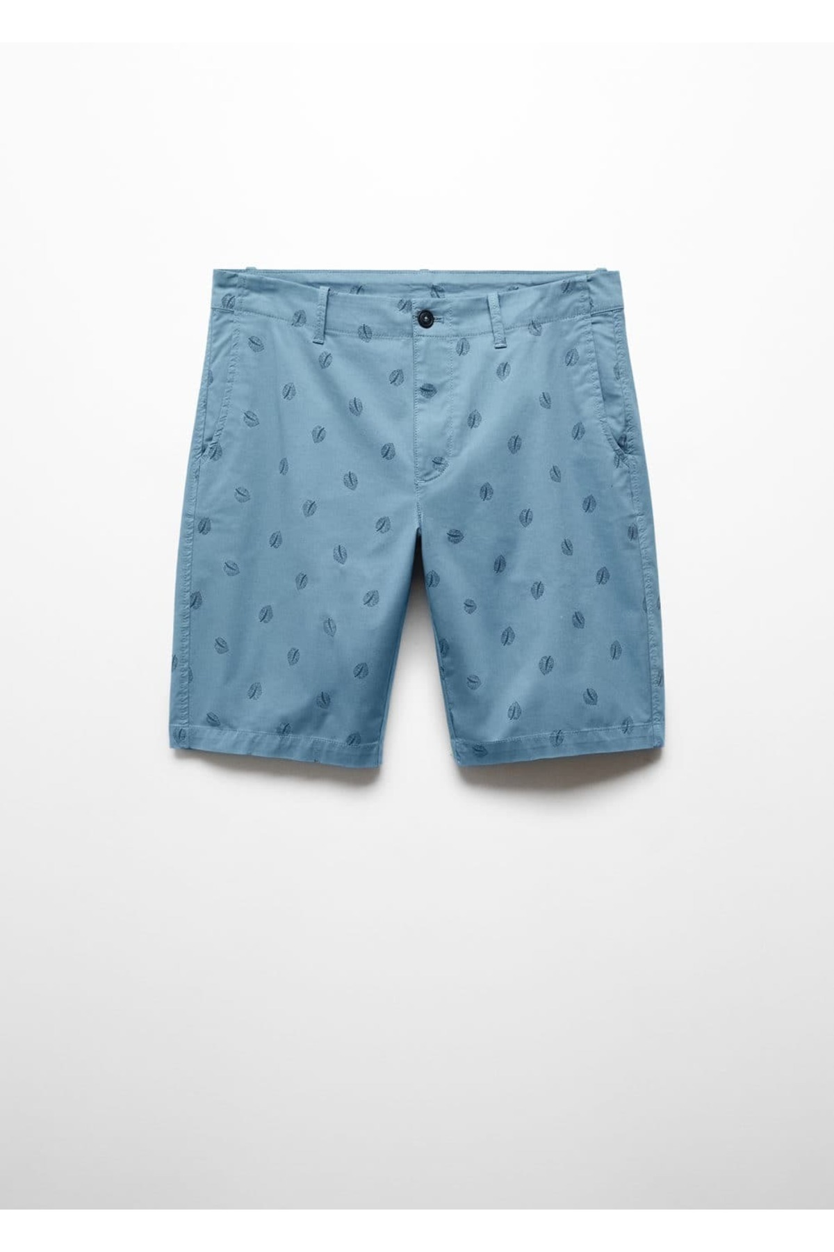 شلوار مردانه آبی منگوMANGO Man | 67090634 اورجینال - تصویر 3