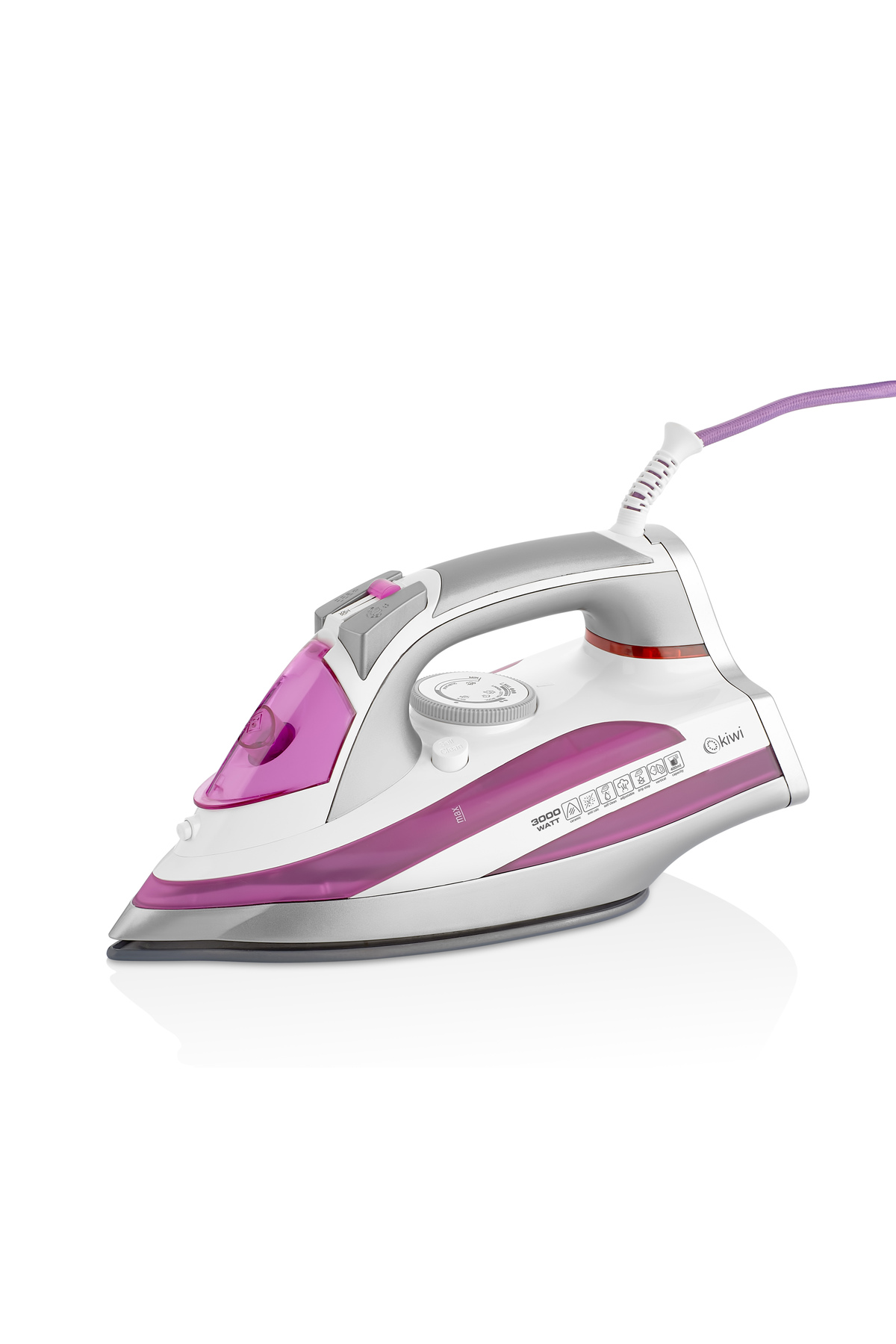 Kiwi Ksı-6323 Akıllı Buharlı Ütü 3000 Watt Seramik Tabanlı Buharlı Ütü