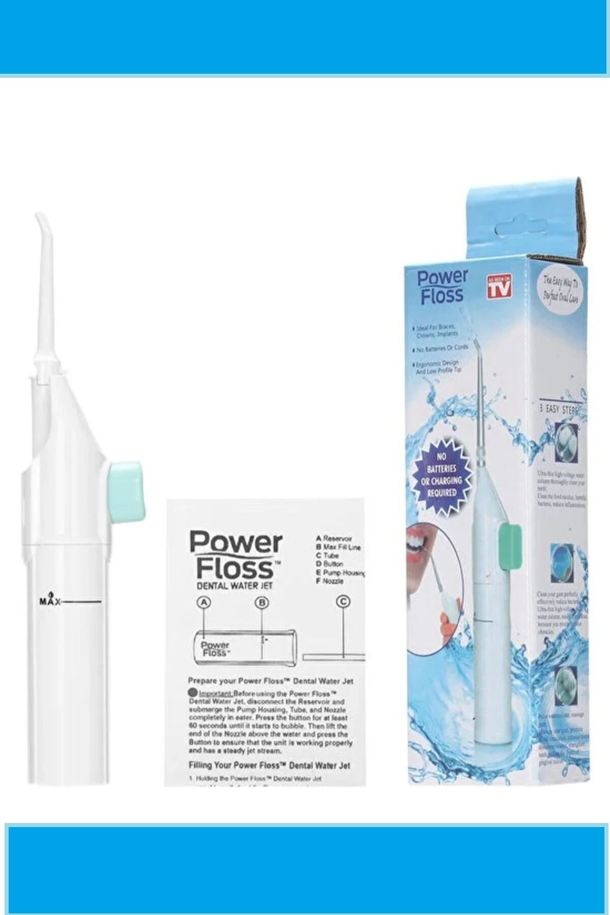 محصولات سفیدکننده دندان طراحی قابل حمل قدرت نخ مکانیکی و تمیز کردن دهان ابزار سفید کننده qualityworld