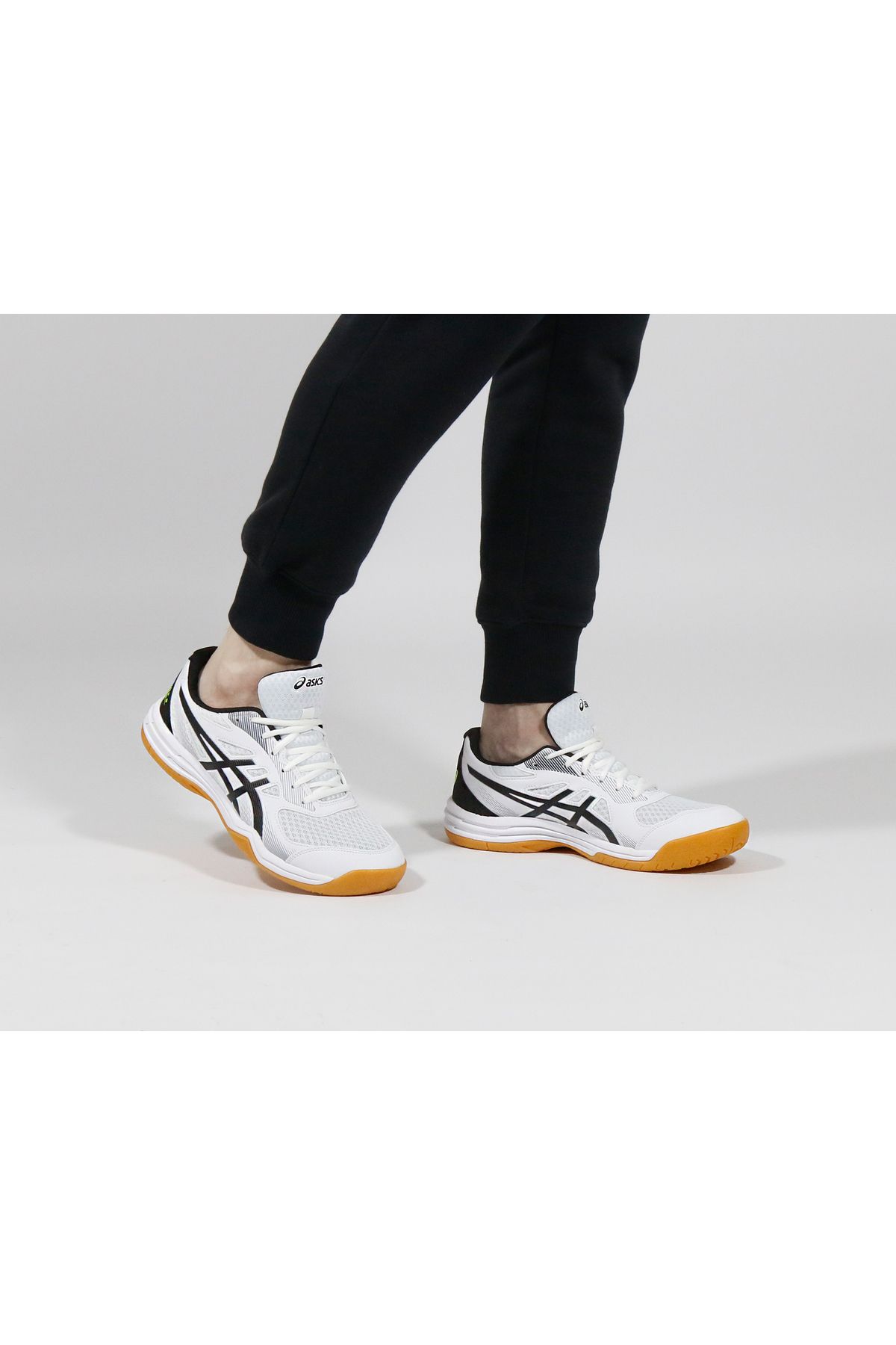 کفش والیبال سفید مردانه Upcourt 5 1071A086 103 Asics