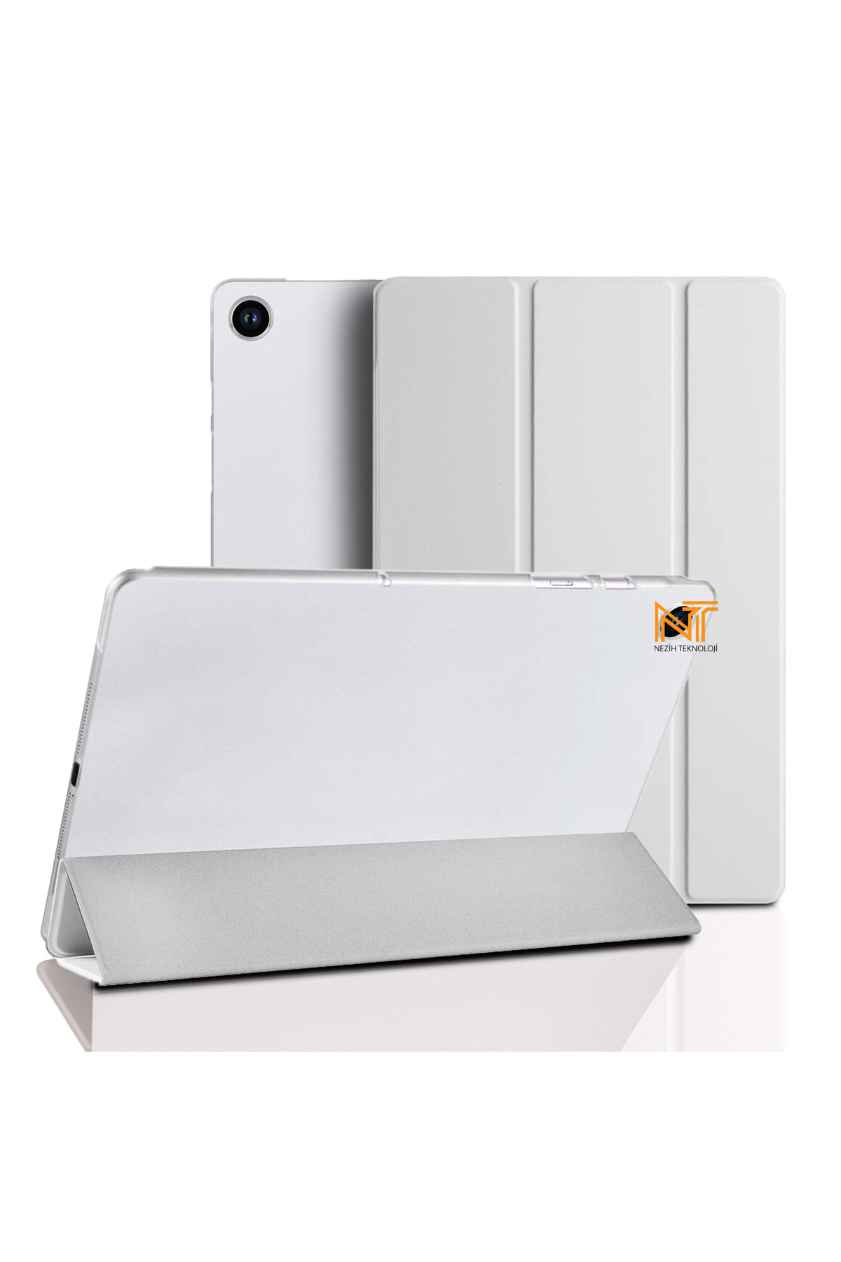Samsung Galaxy Tab A9 8.7 Inc X110 Pu Leather Front Rear 360 Foldable Smart Cover with Full Protection Stand