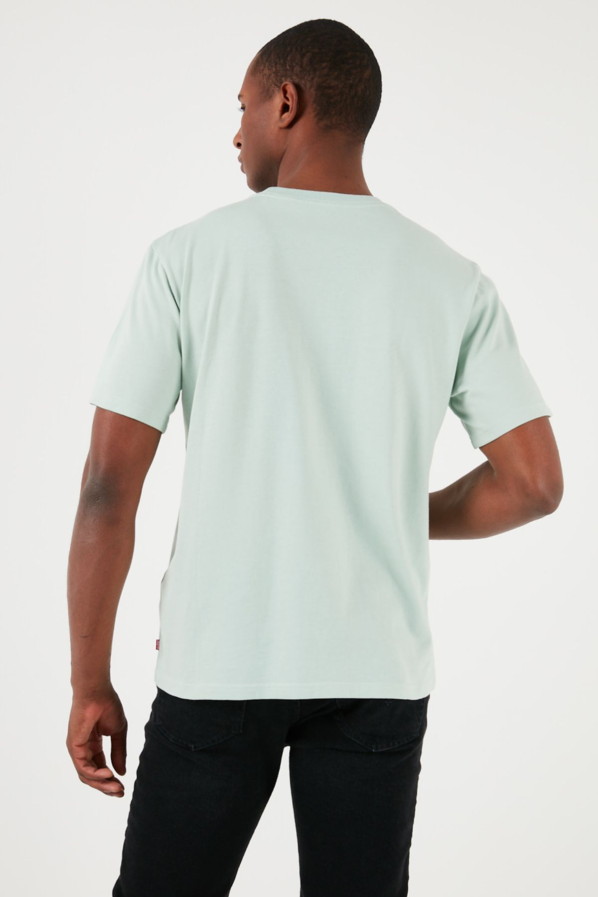 تی شرت آبی مردانه پیراهن مناسب پنبه ای A2082 Levi's