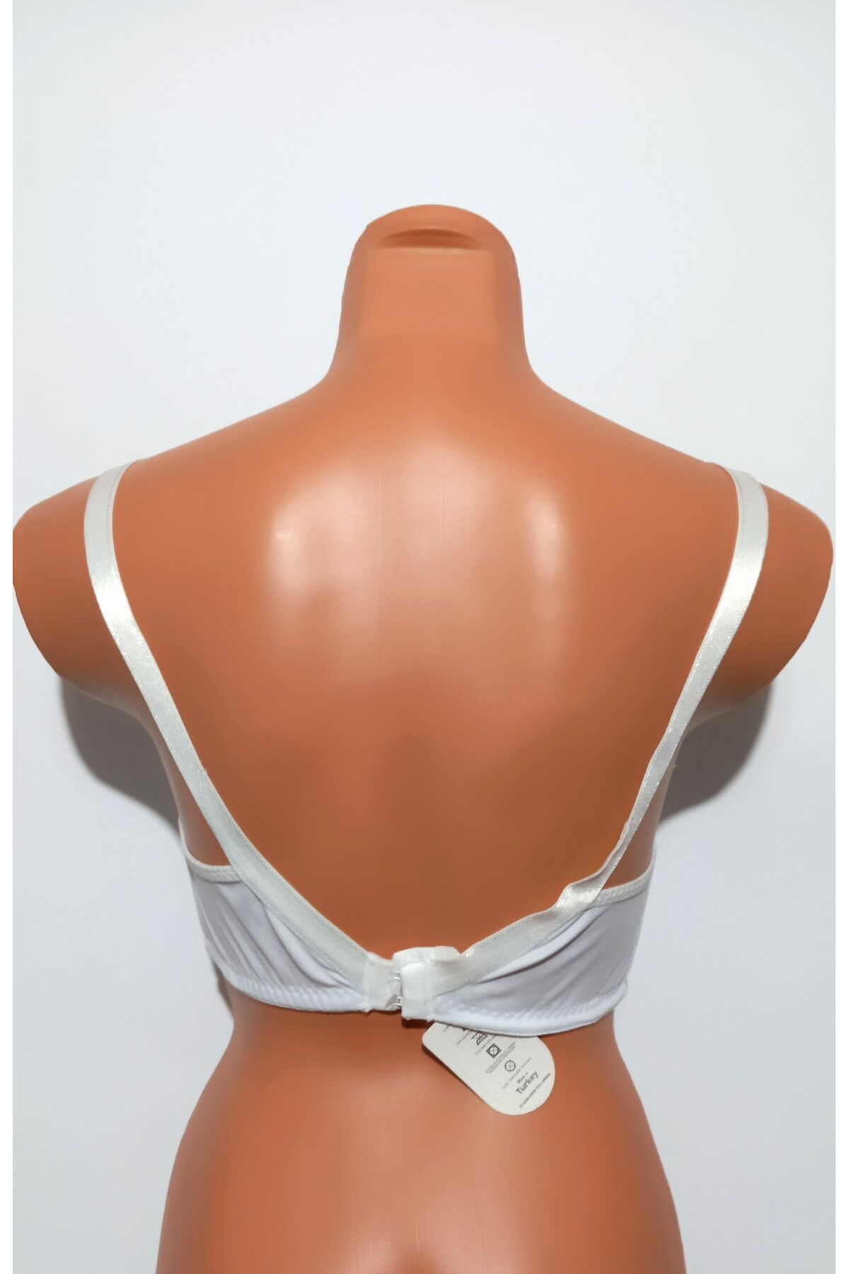 Liza-Fixed Strap and Gathering B-Cup Bra - No Padding and No Underwire 5