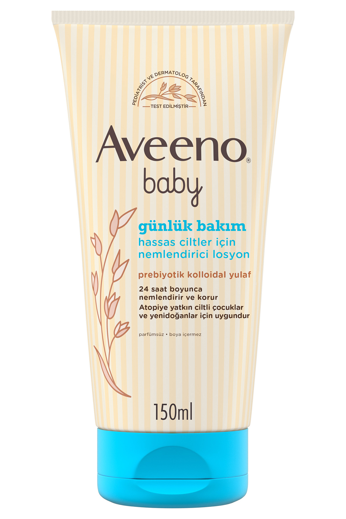 AVEENO Bebeklerin Hassas Ciltleri için Nemlendirici Günlük Bakım Losyon 150 ml fotoğrafı 2 (önizleme)
