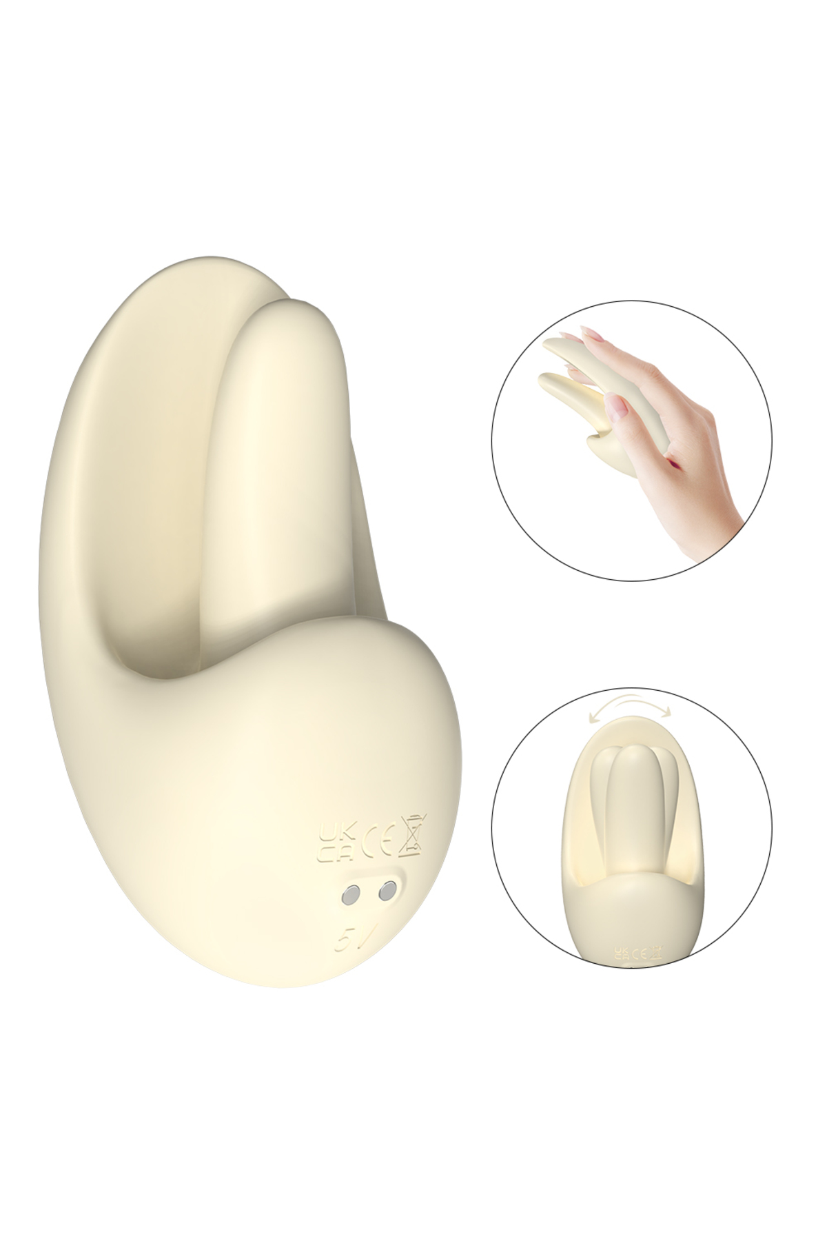 Erotica Medusa Şarjlı Titreşimli ve Salınım Hareketli Klitoris Uyarıcı