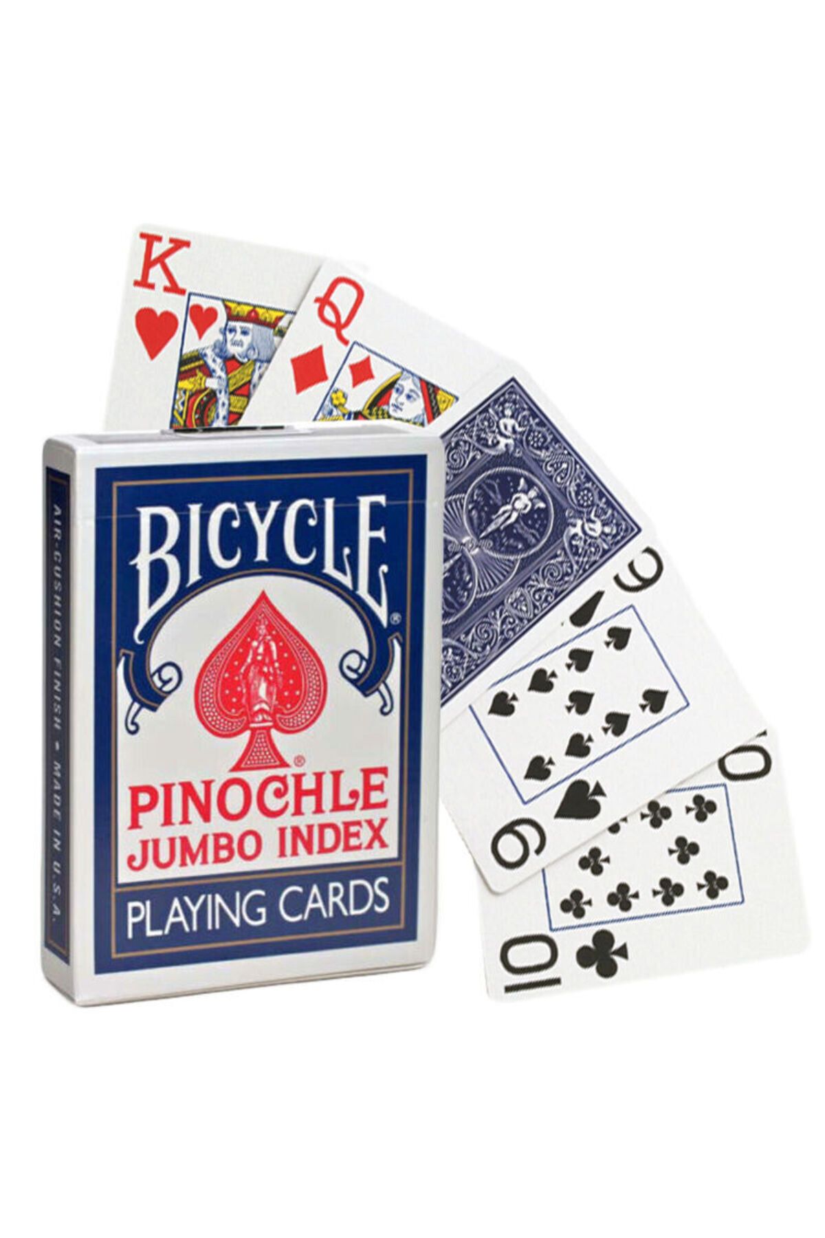 Bicycle-Pinochle Jumbo Index Game Card Blue Deck 6