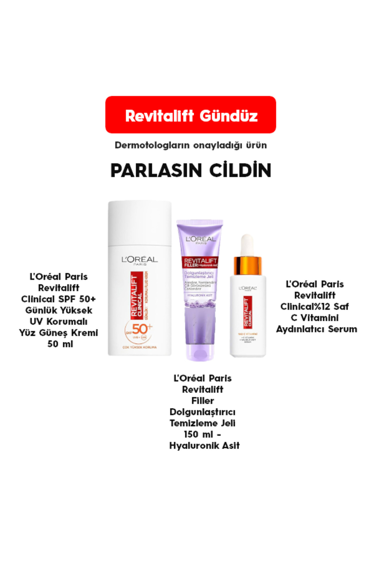 کرم صورت لورئال MonoBazaarLorealGündzBakımSETV1