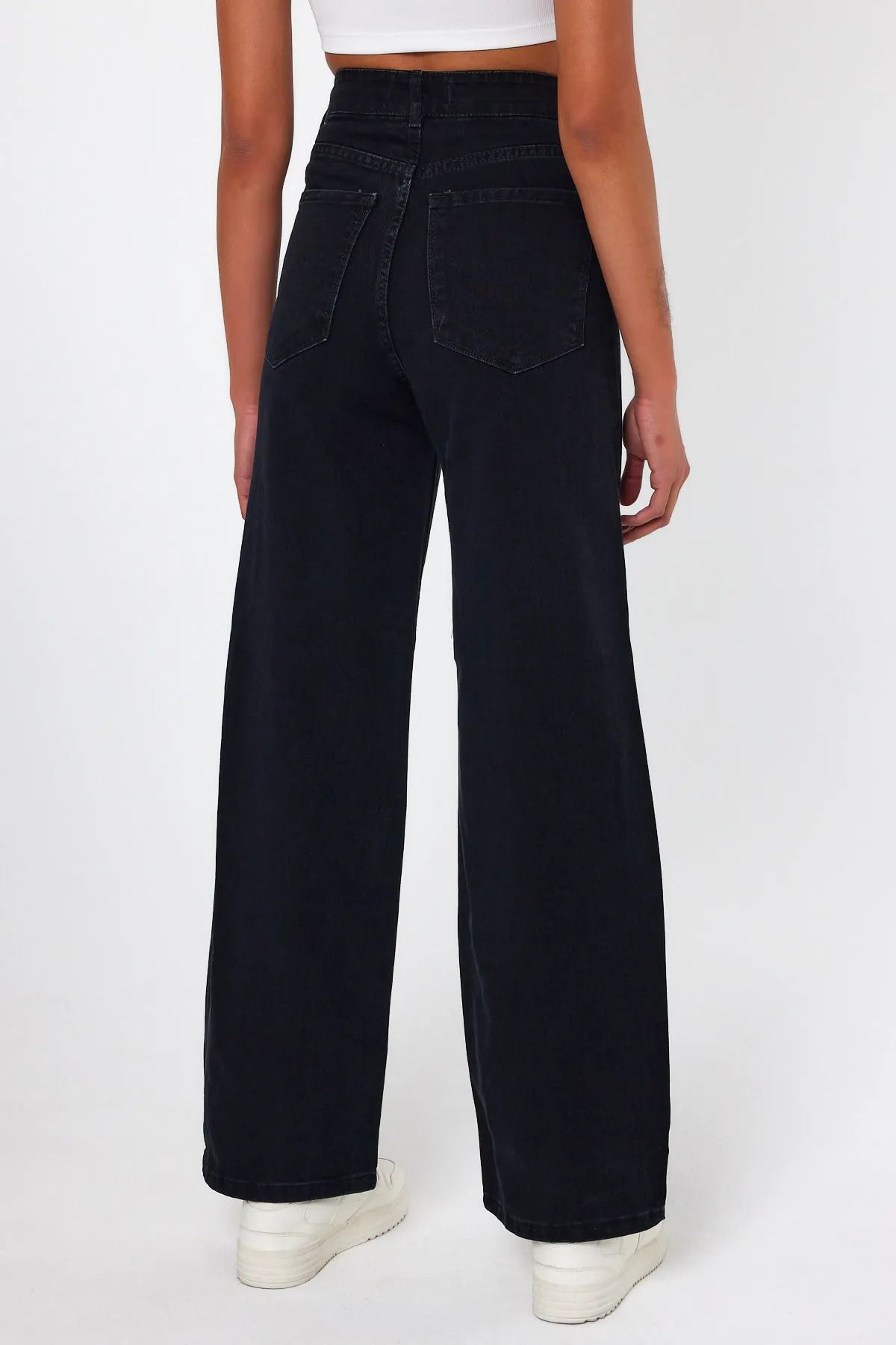 dressmix-Pantaloni negri casual Blugi Lycra Blugi elastici 3