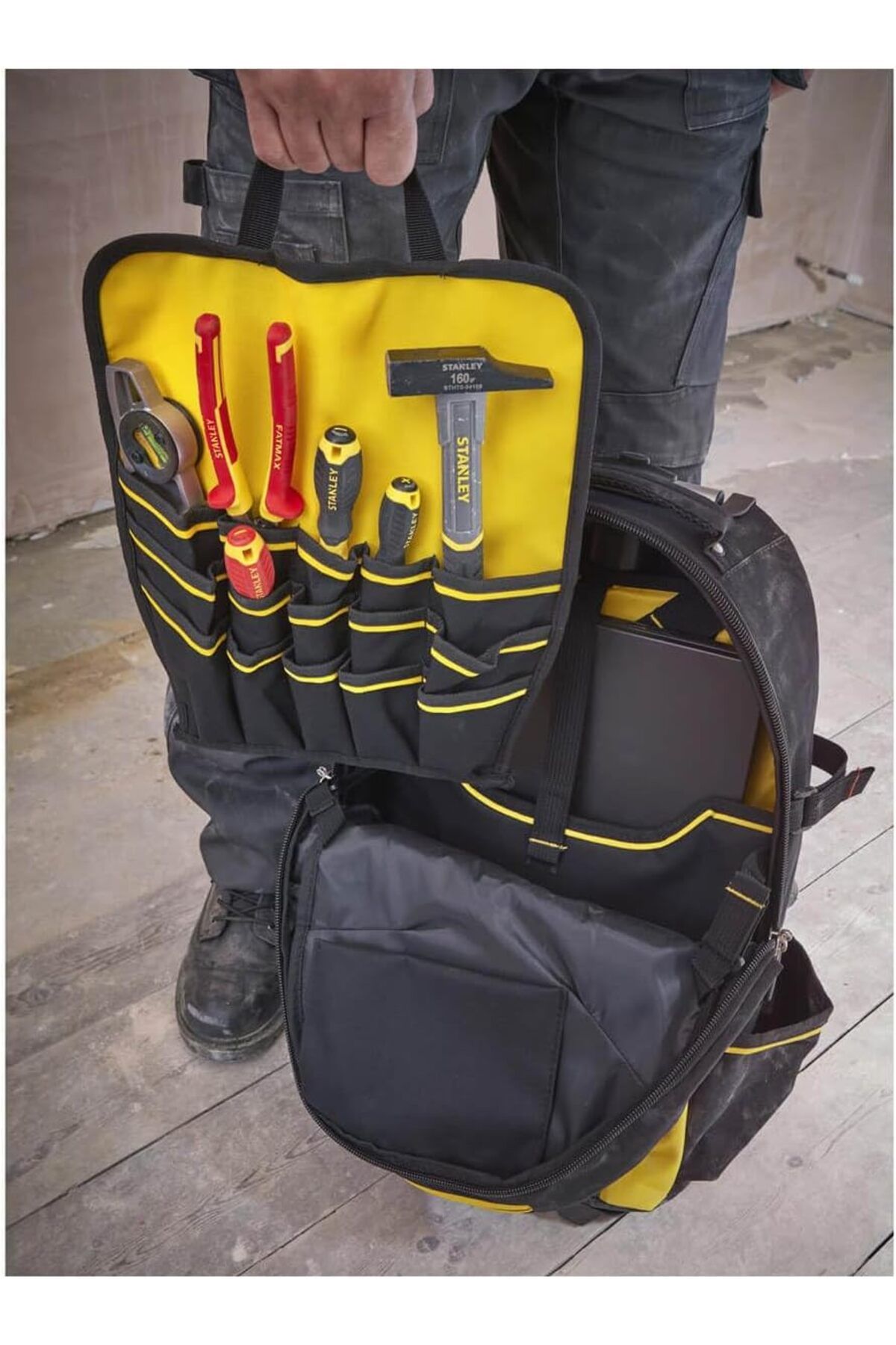 Stanley-FatMax 1-79-215 Tool Backpack Waterproof Floor and for Optimal Organization 8