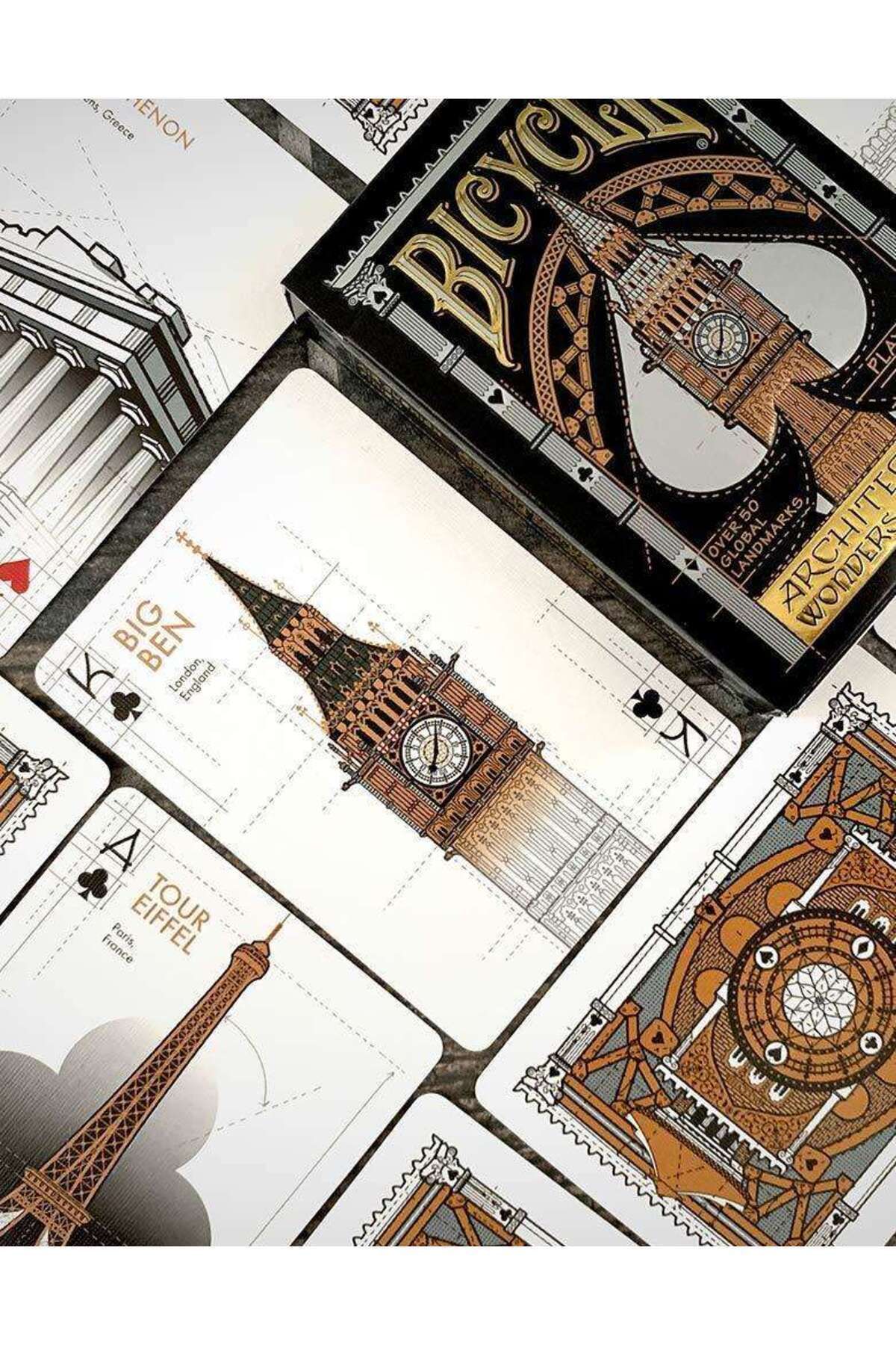 Bicycle-Architectural Wonders Of The World Game Card 1