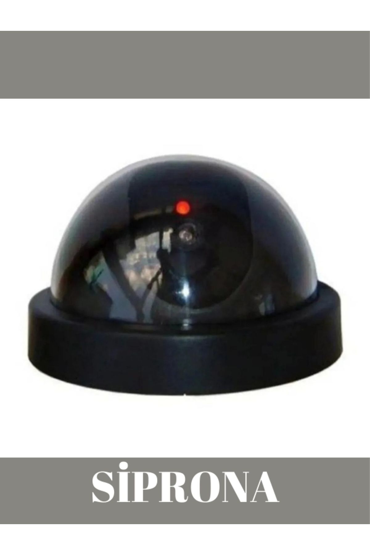 Siprona-Premium Quality LED Light Sensor Dome Fake Security Camera Wireless Imitation Camera 4