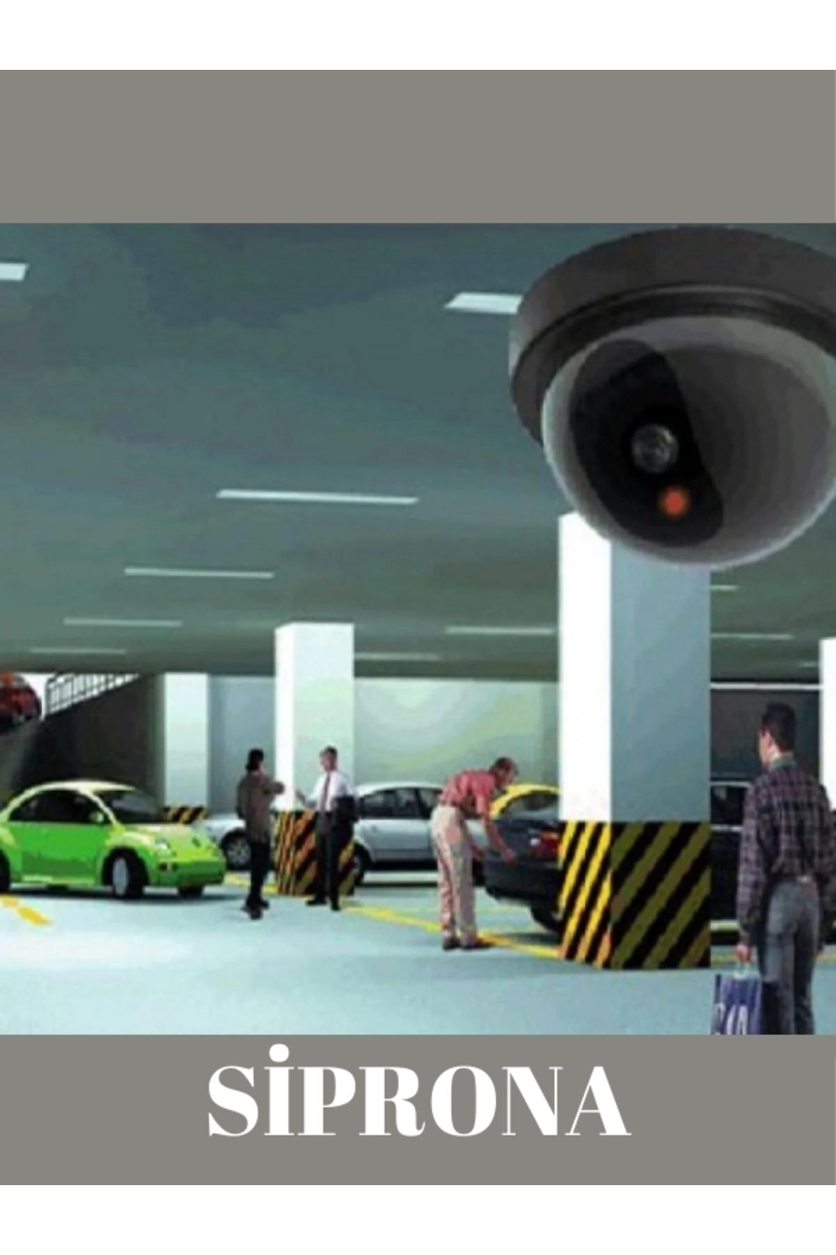 Siprona-Premium Quality LED Light Sensor Dome Fake Security Camera Wireless Imitation Camera 2