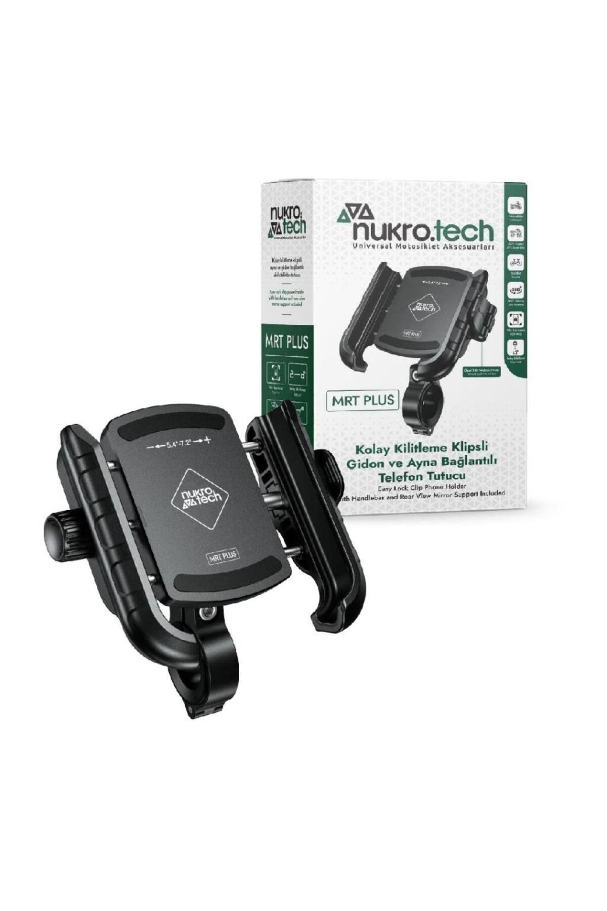 Nukrotech Mrt Plus Clip-on Motorcycle Phone Holder