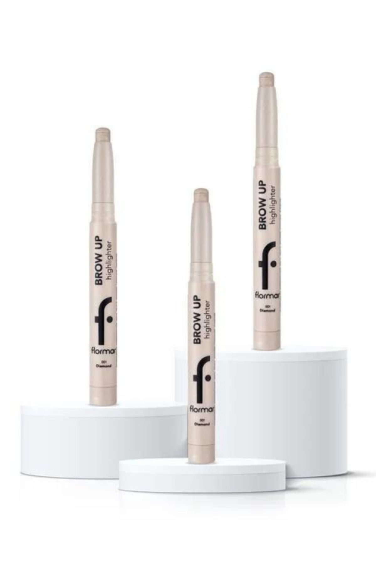 Flormar قلم روشن کننده ابرو Brow Up مجموعه ۳ عددی /011 مجموعه الماسی Highlight