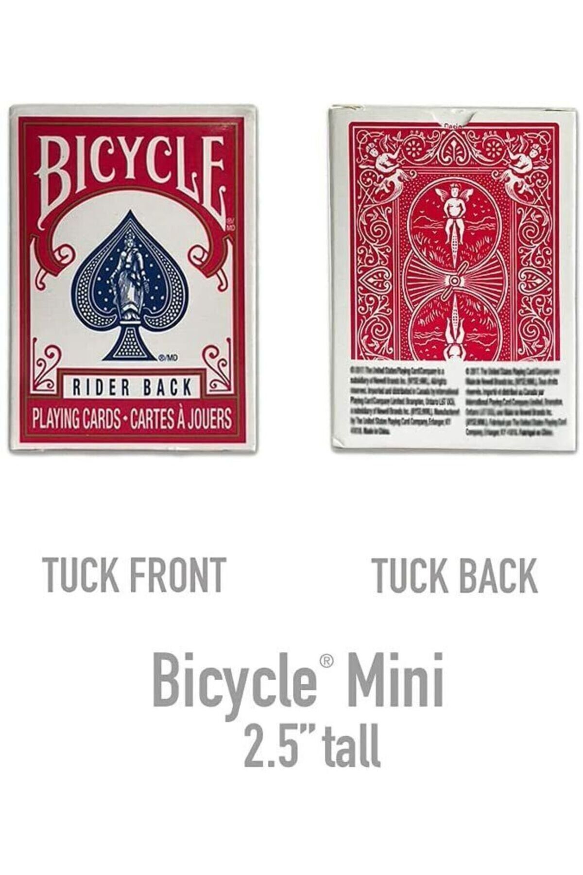 Bicycle Ob1 Mini Deck Game Card Red Deck- Trendyol