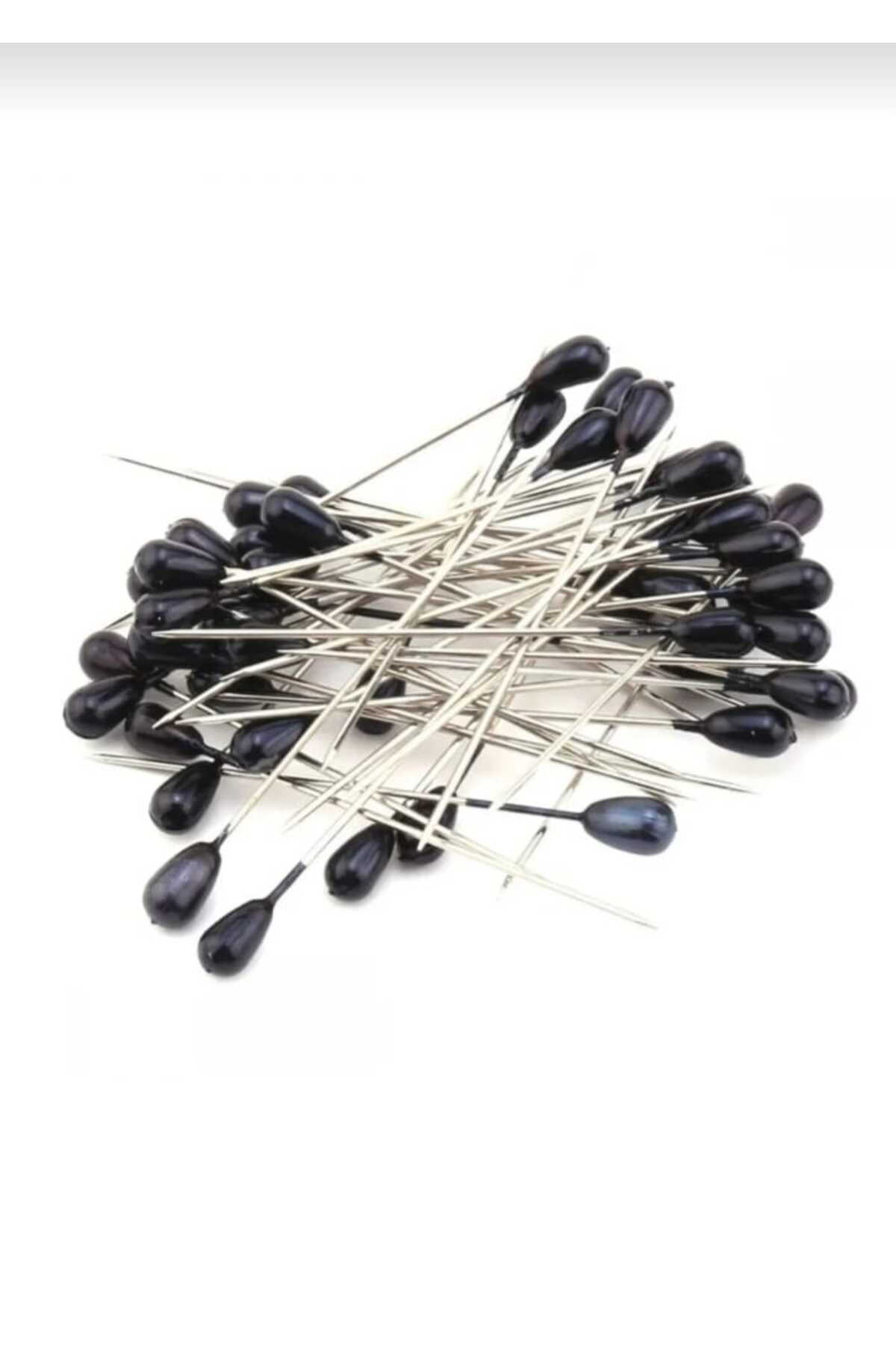 Needle in 50 Pieces Black Headed Box. 2.5 cm