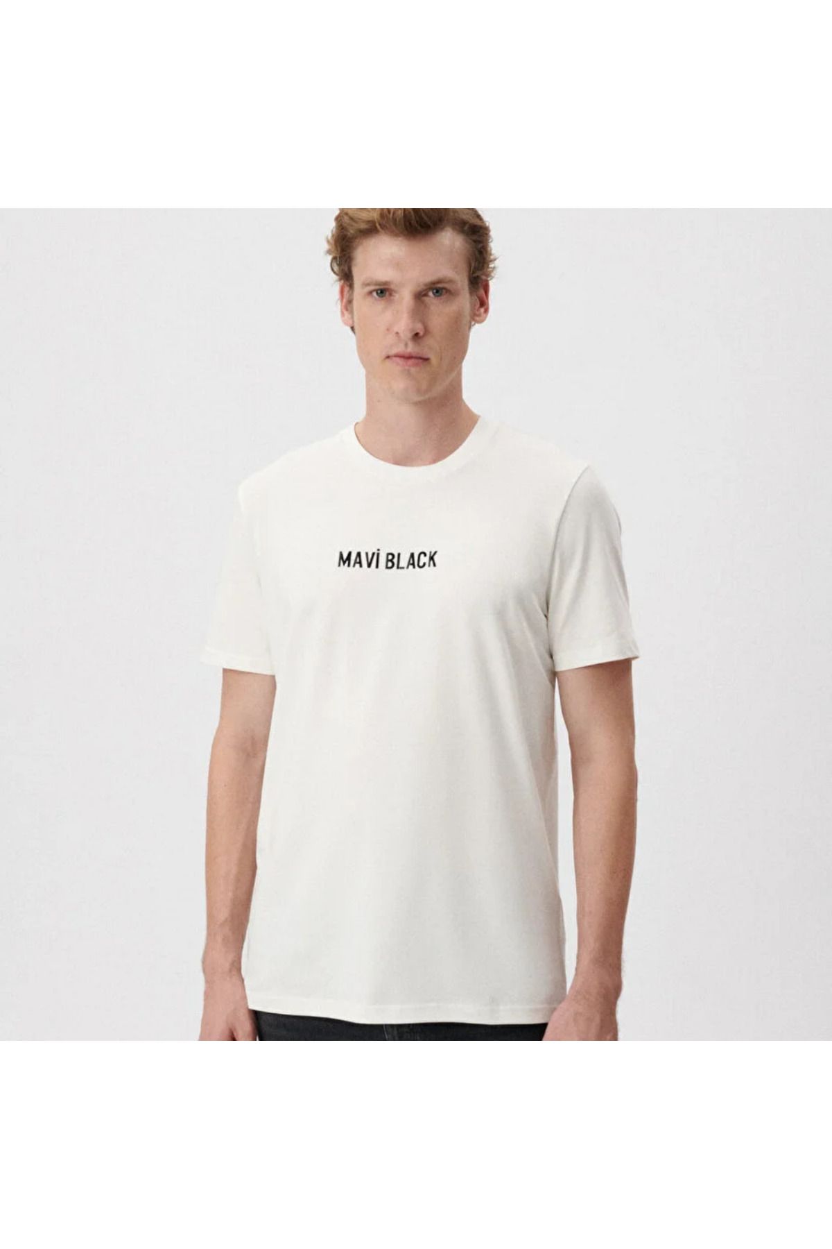 Mavi Black Printed T Shirt Trendyol