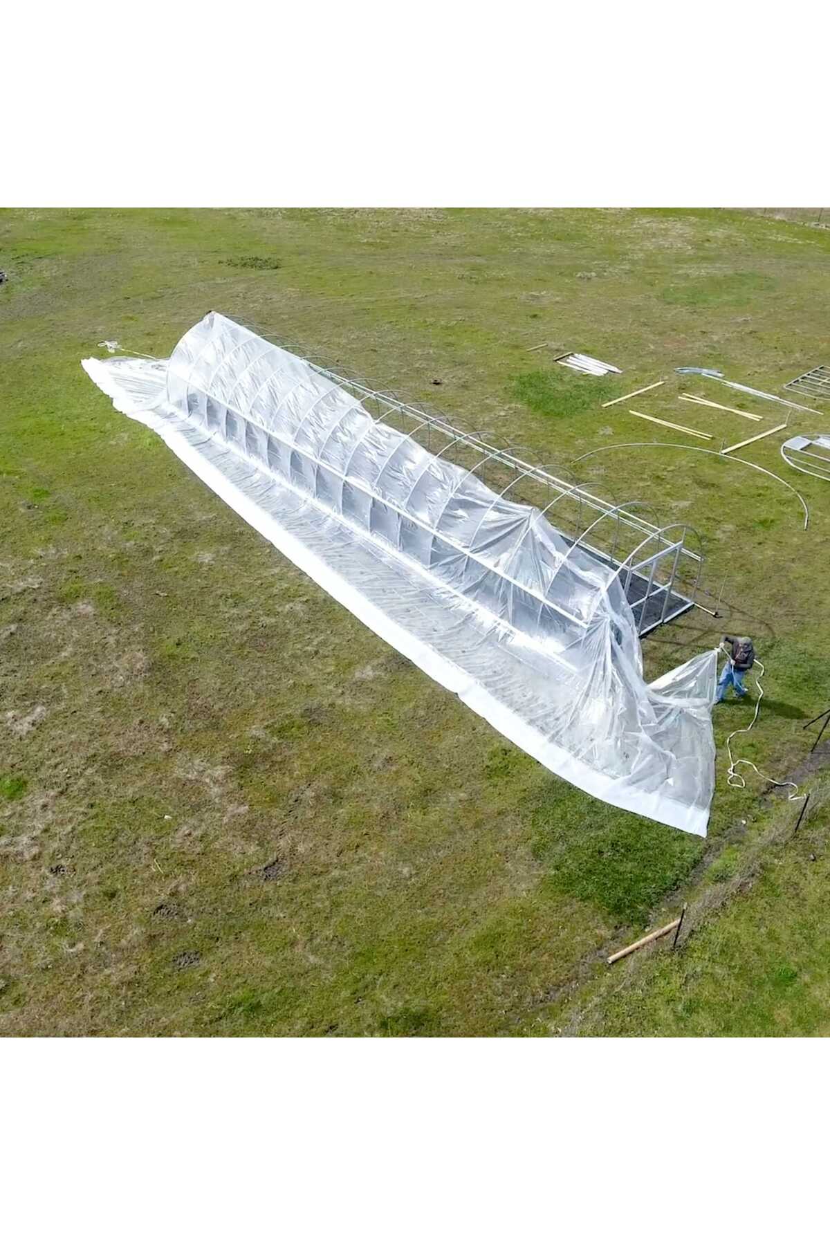 Sera Naylonu 3x2 mt Sera Uzun Ömürlü Koruma: 140 Mikron UV + EVA Katkılı Şeffaf Naylon Örtü 7