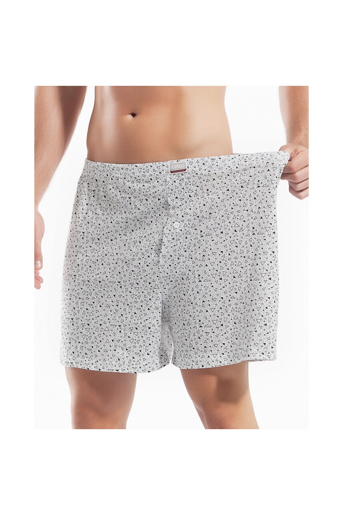 by İGP 100 Pamuklu Büyük Beden  Erkek Boxer Külot