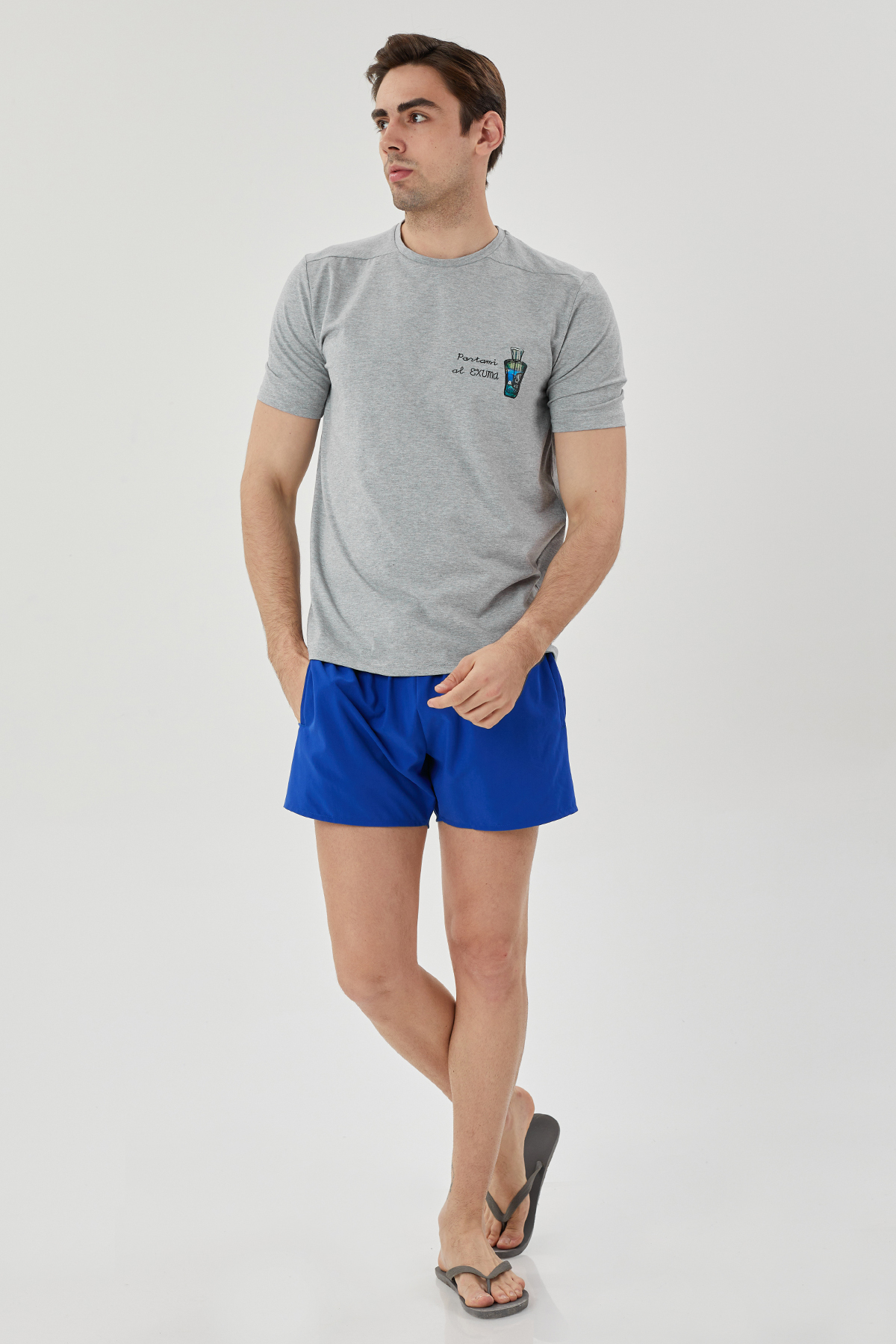 Men's Saxe Blue Swim Shorts