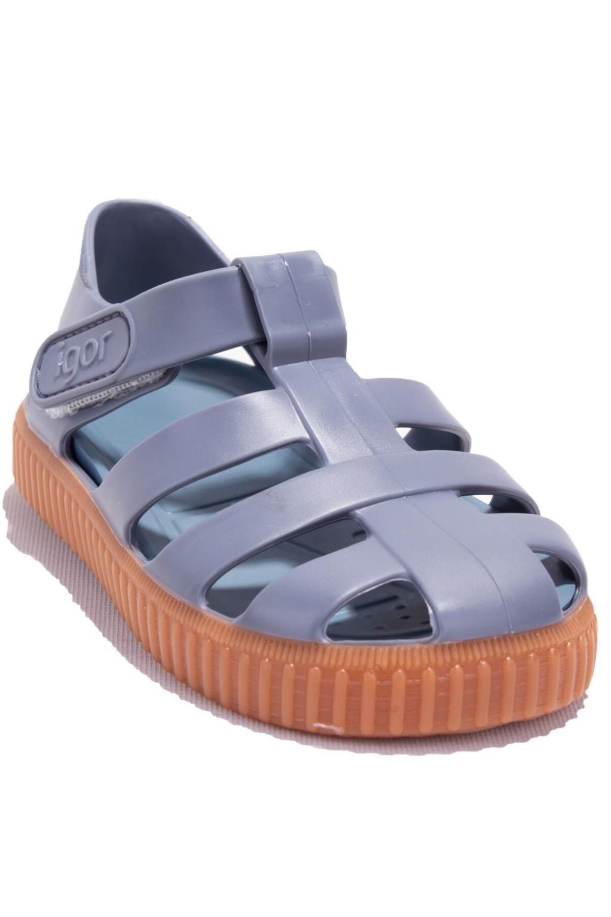 IGOR S10291C NICO CARAMELO Blue Othopedic Sandals Daily Boy