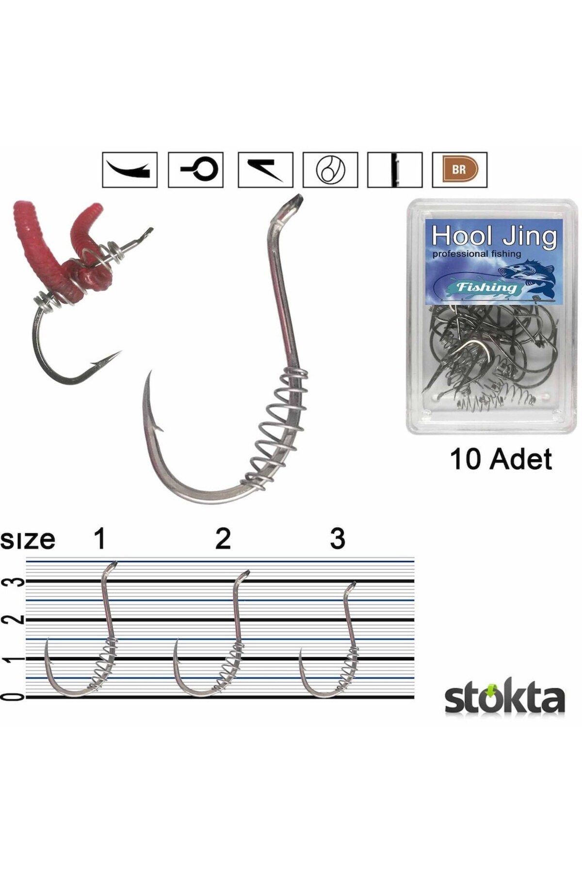 balıkzokası Hooljing Levrek İğnesi 2 Paket