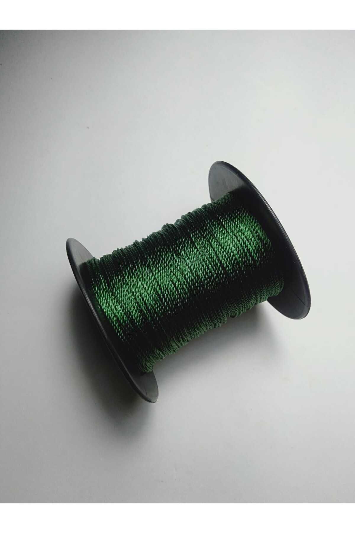 0.8 Mm 50 Metre Tesbih İpi Yeşil Renk