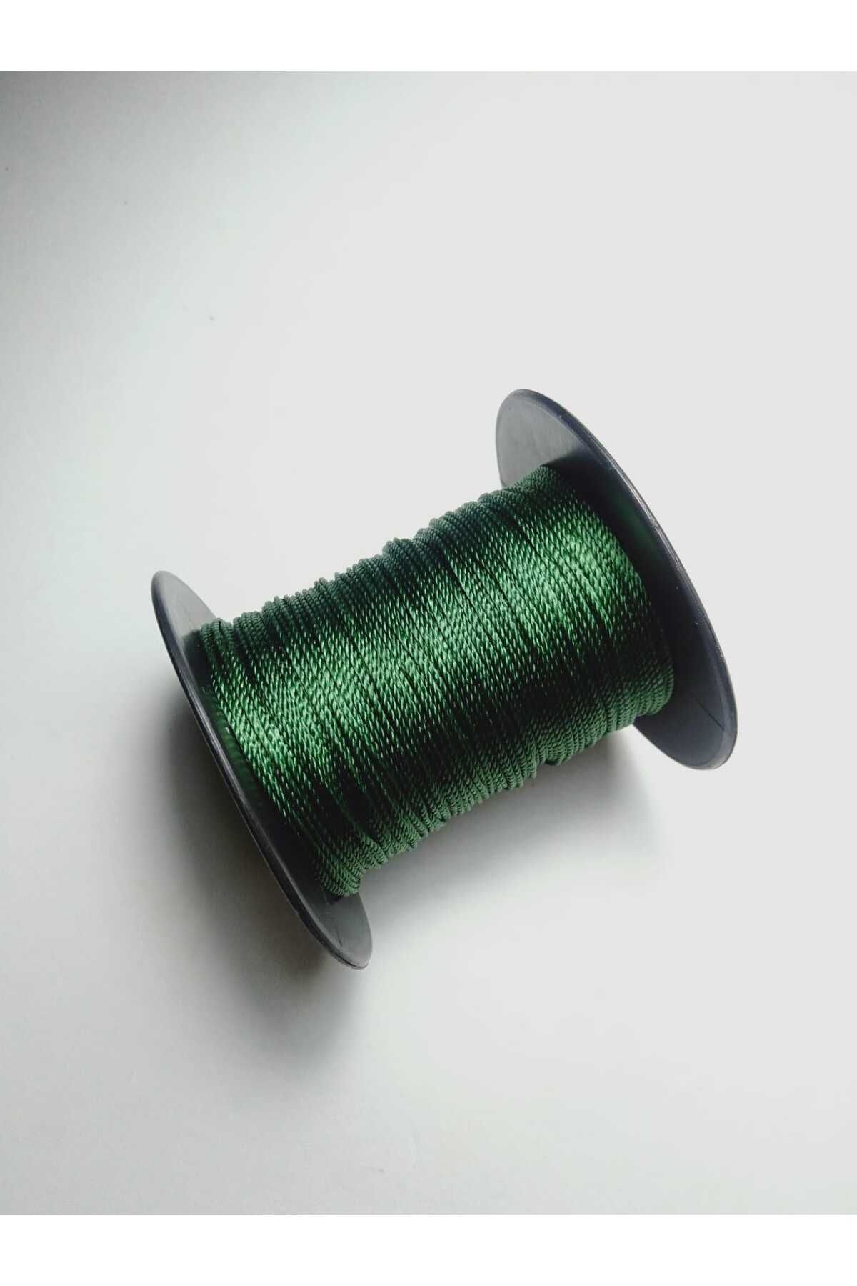 0.8 Mm 50 Metre Tesbih İpi Yeşil Renk