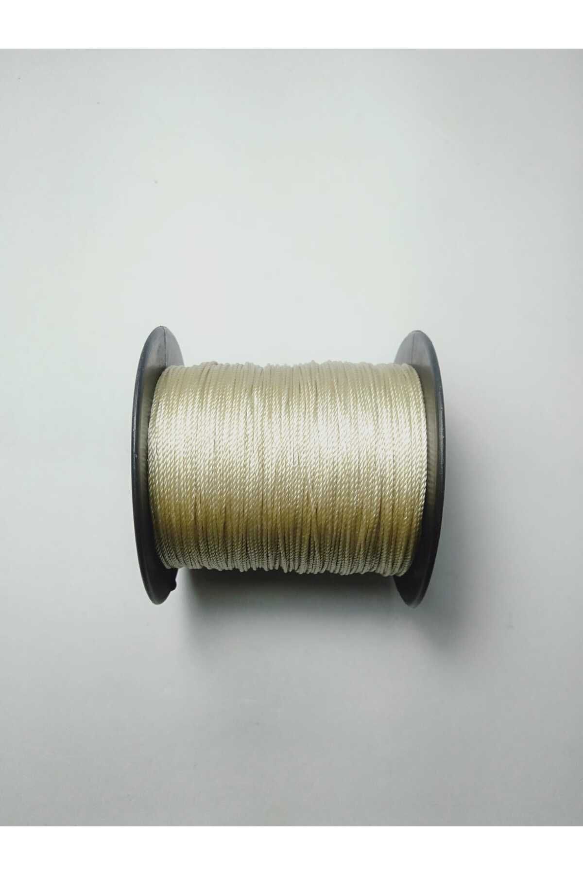 0.8 Mm 100 Metre Tesbih İpi Bej Renk