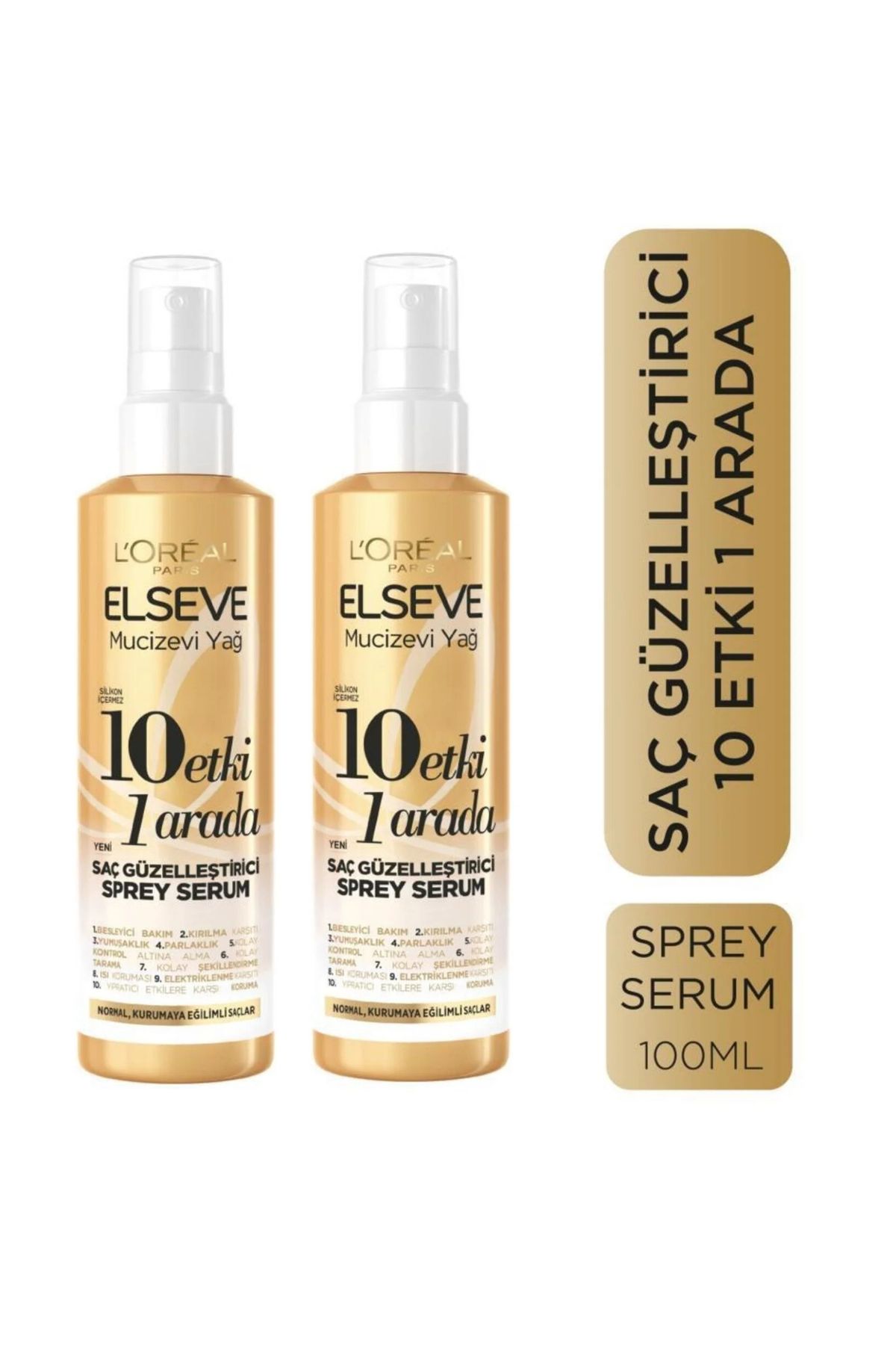 سرم 150 میلی لیتری روغن معجزه آسا 10 اثر در 1 اسپری زیبایی مو Elseve