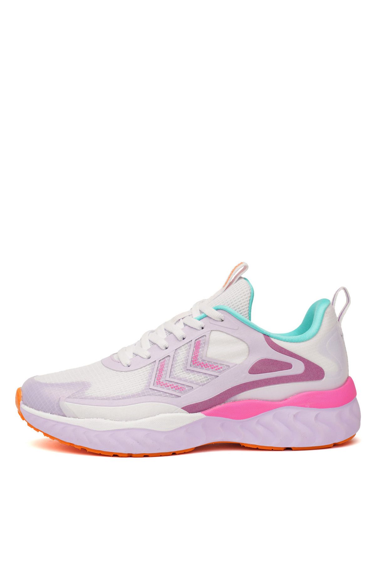 کفش های آموزشی زنانه سفید - بنفش 900485-9704 HML BUBBLEGUM hummel