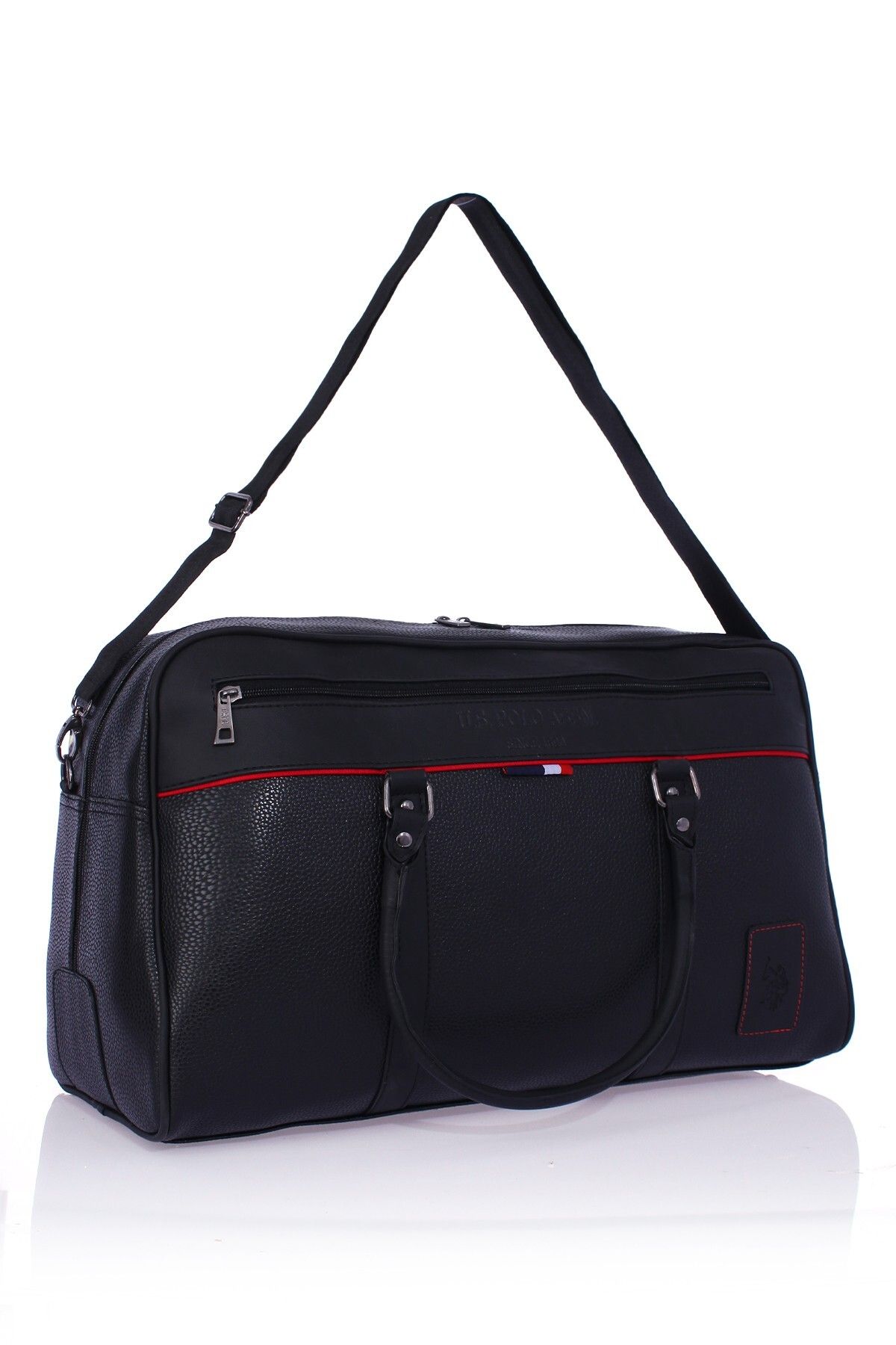 US Polo Assn 8428 Travel Suitcase Sports Hospital Bag Hand and Shoulder Zamanity Bag Hand cawbaCK BLACK U.S. Polo Assn.