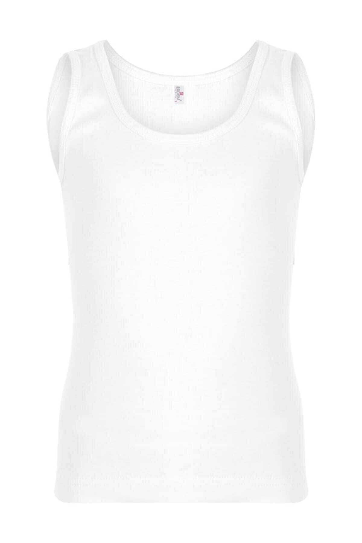 Erdem-Tricou alb pentru băiat, pachet de 3 100% bumbac 1