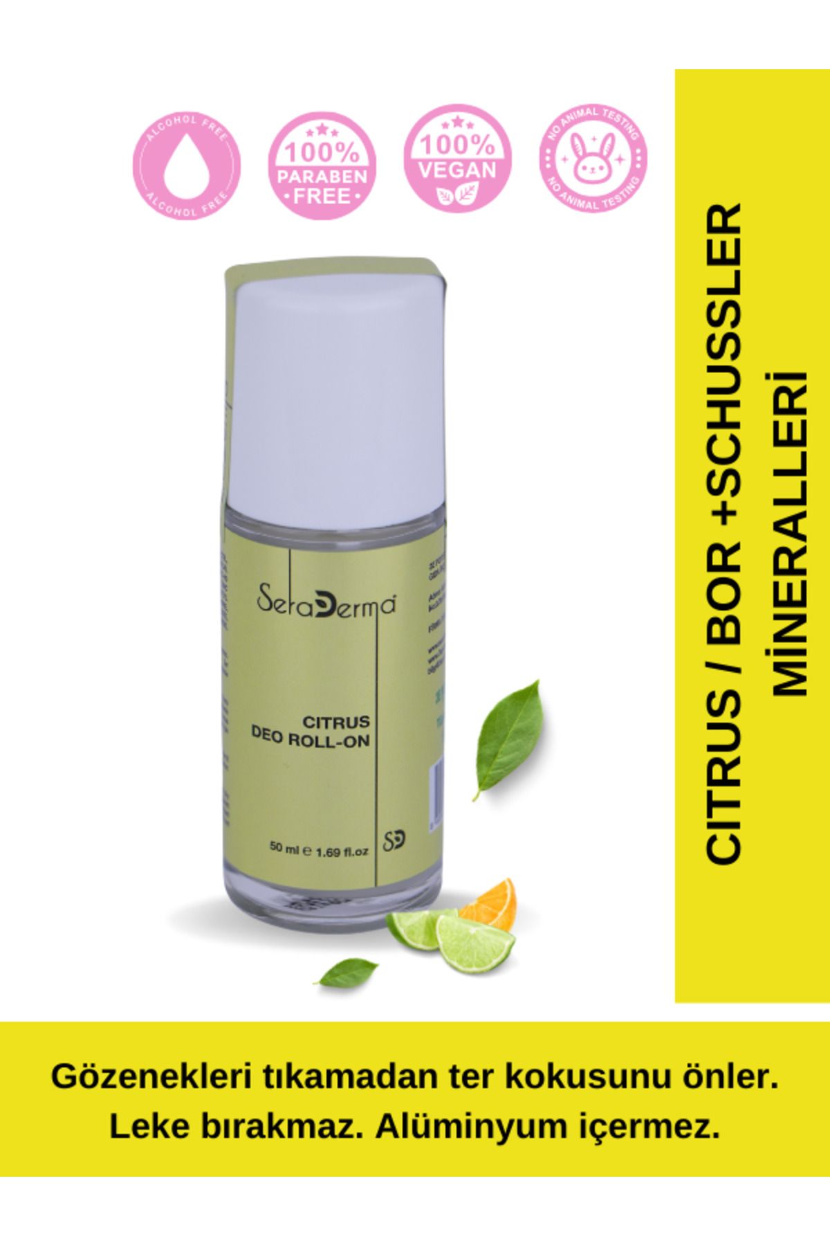 SeraDerma-Yellow Citrus Deo Roll on - 50 ml 1