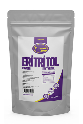 PARMOR Pudra Eritritol 250 g - Kalorisiz Pudra Şekeri Alternatifi / Ketojenik...