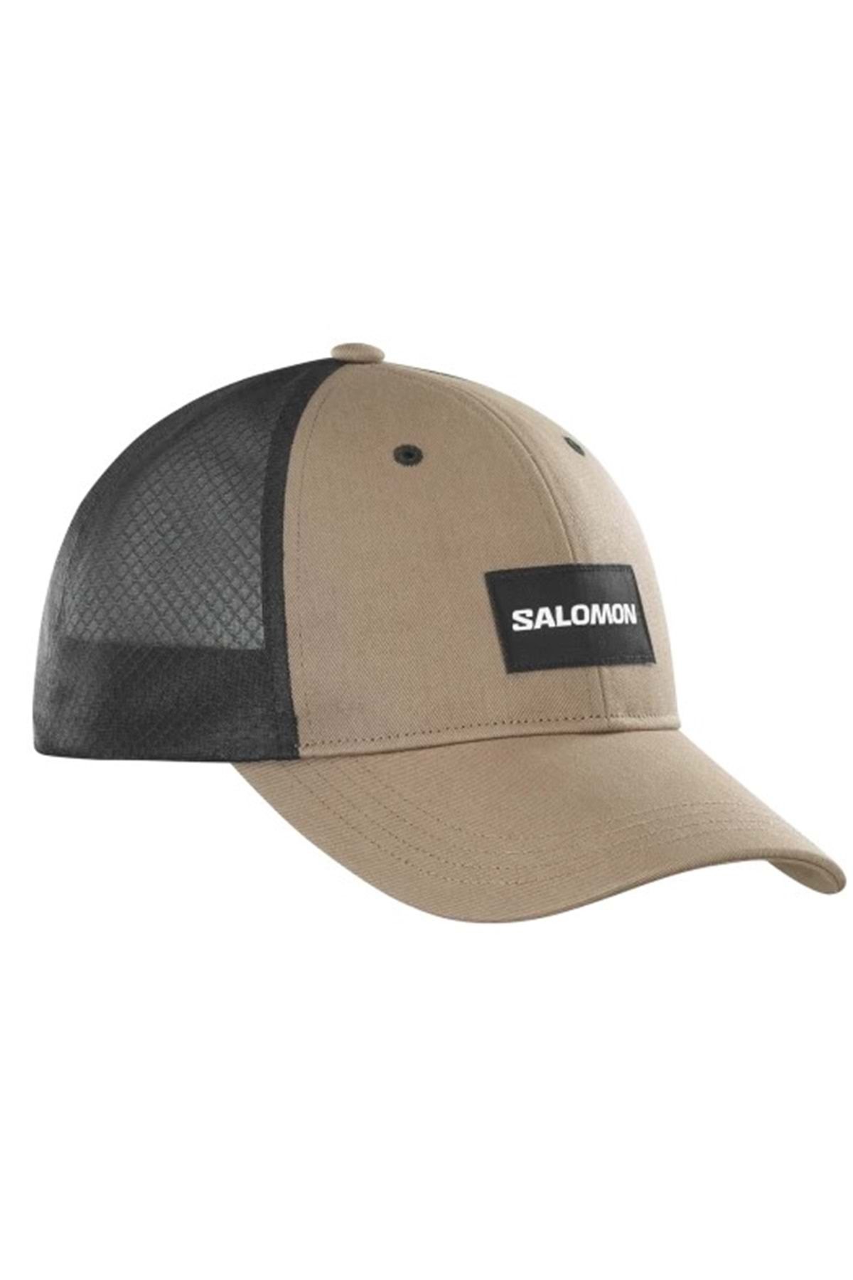 Salomon کلاه خمیده کامیون unisex خاکی