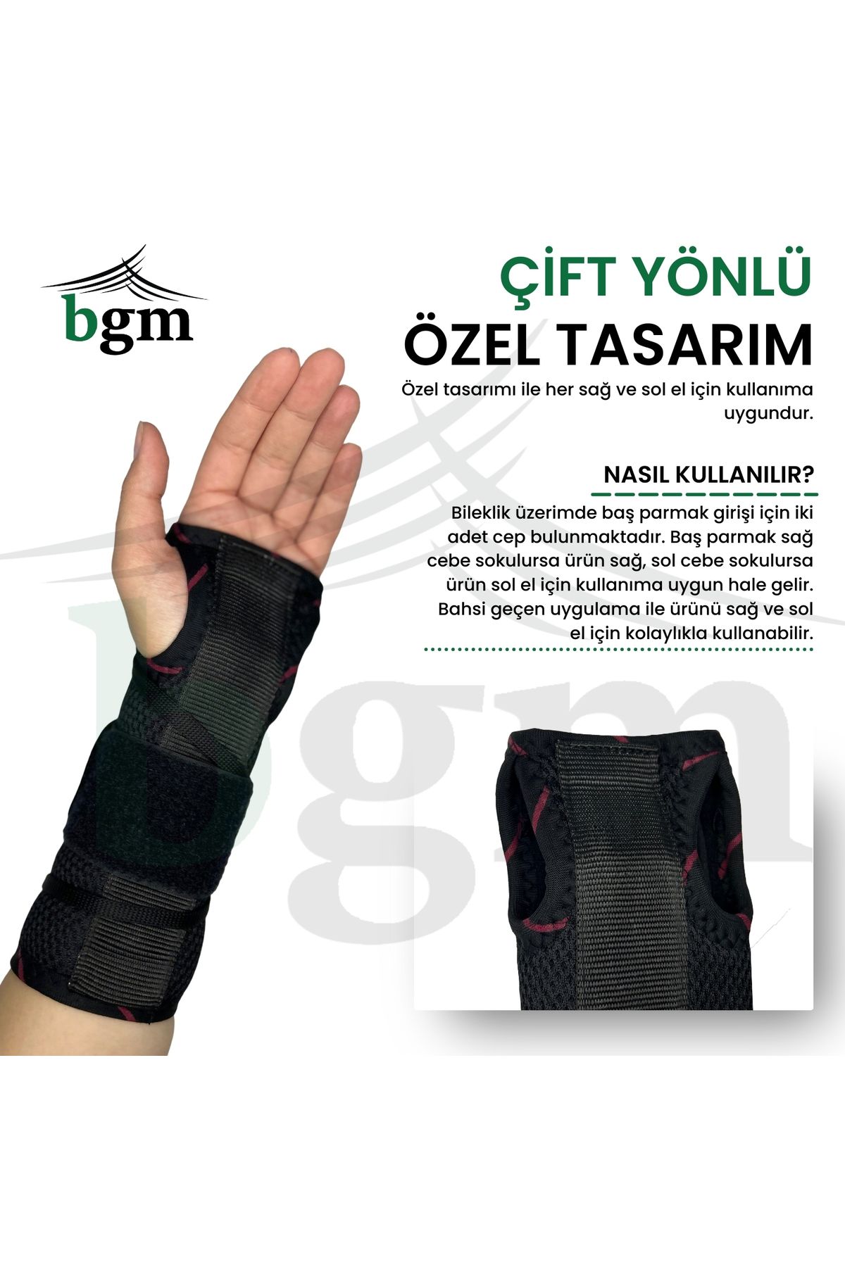 bgm-High Quality Static Hand Wrist Splint - Metal Support, Duplex Stretch 3