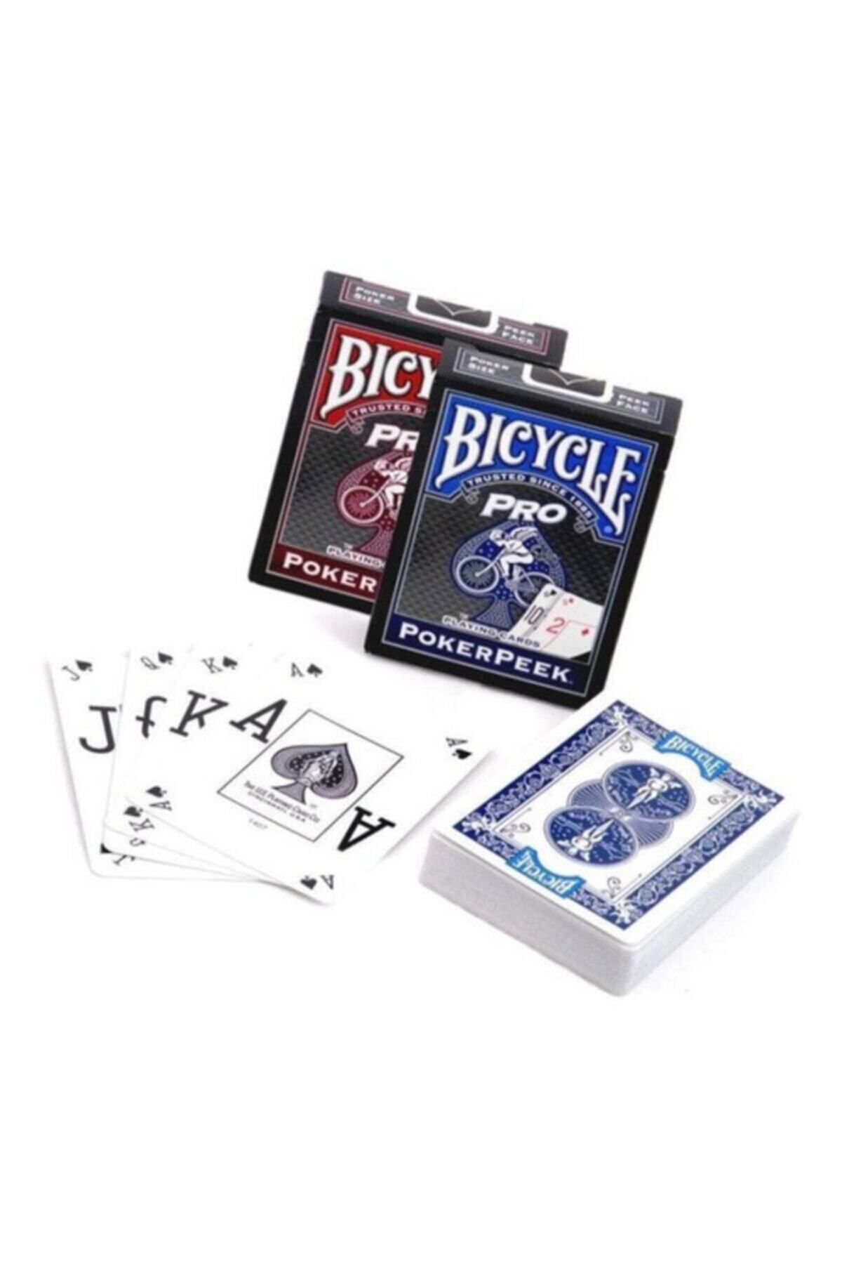 Bicycle Pro Poker Peek Oyun Kart mavi Ve K rm z Ikili Deste Fiyat Yorumlar Trendyol